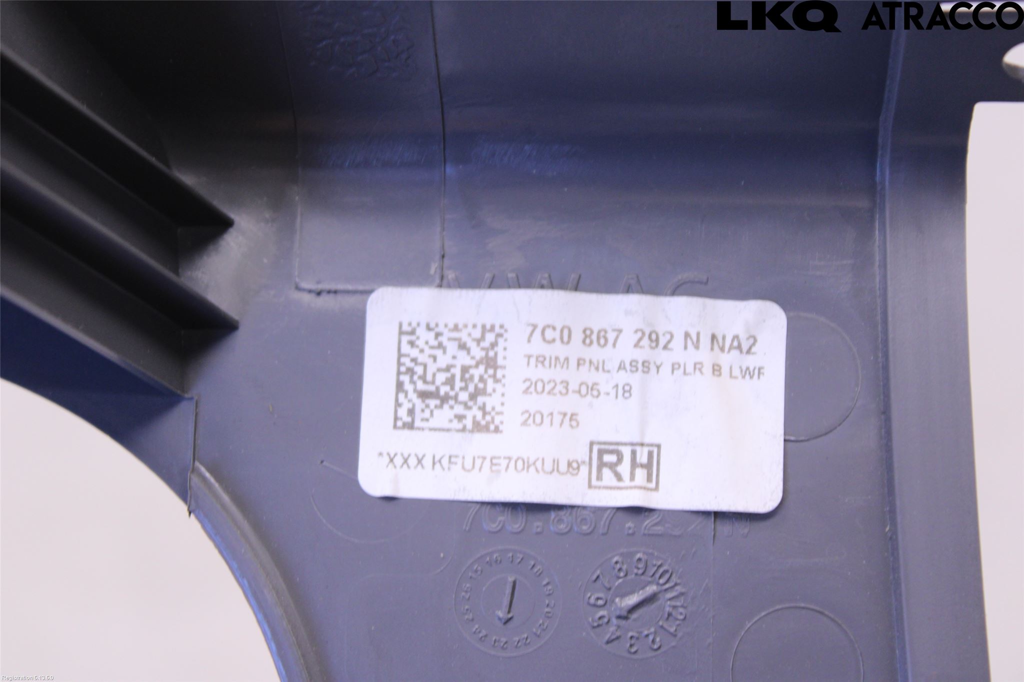 Volkswagen VW CRAFTER II / E-CRAFTER 17- Inr Plastd A-B-C Stolpe