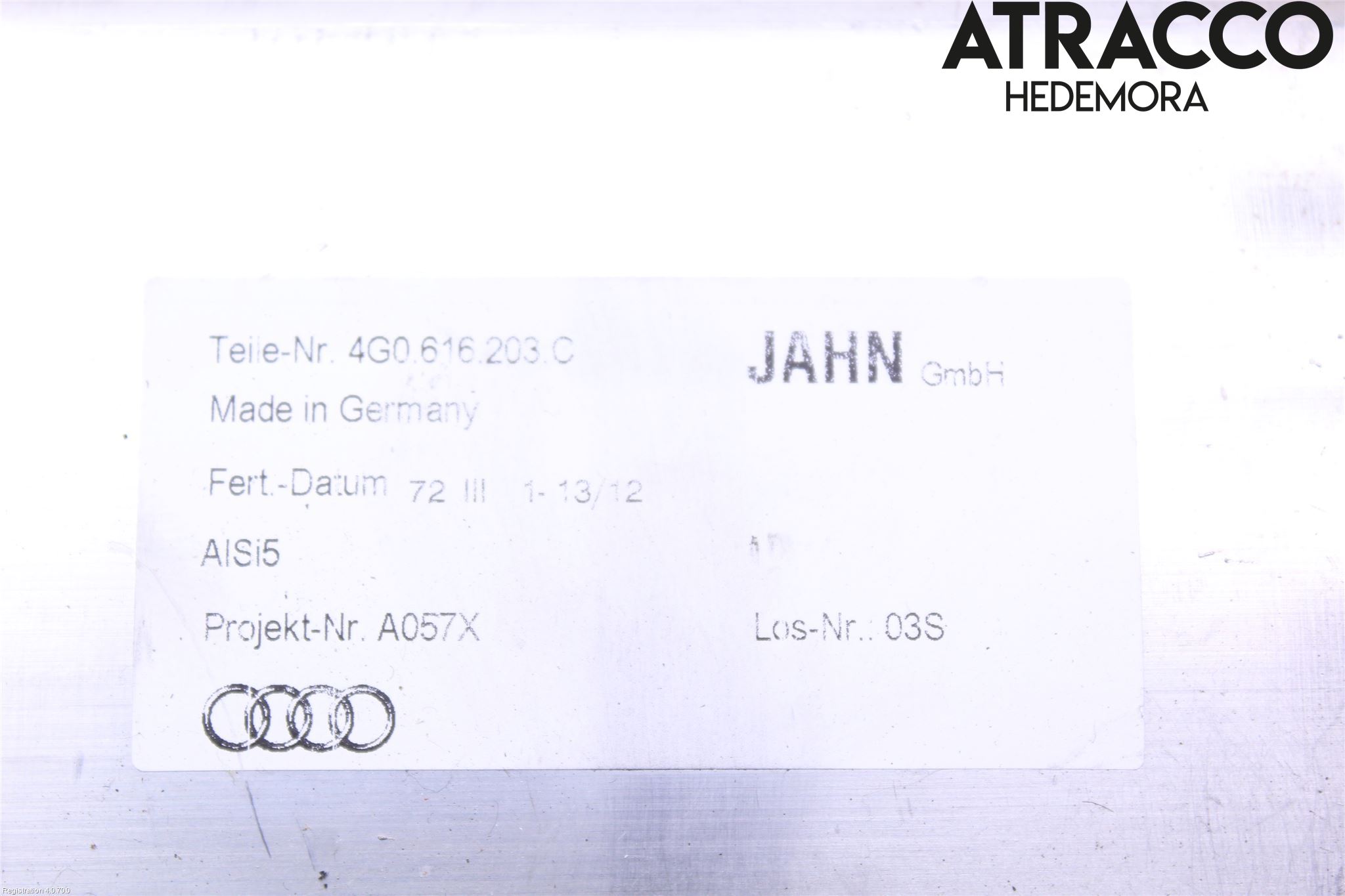 Audi A7/S7 4G 11-17 Kompressor Stöt-Fjädring