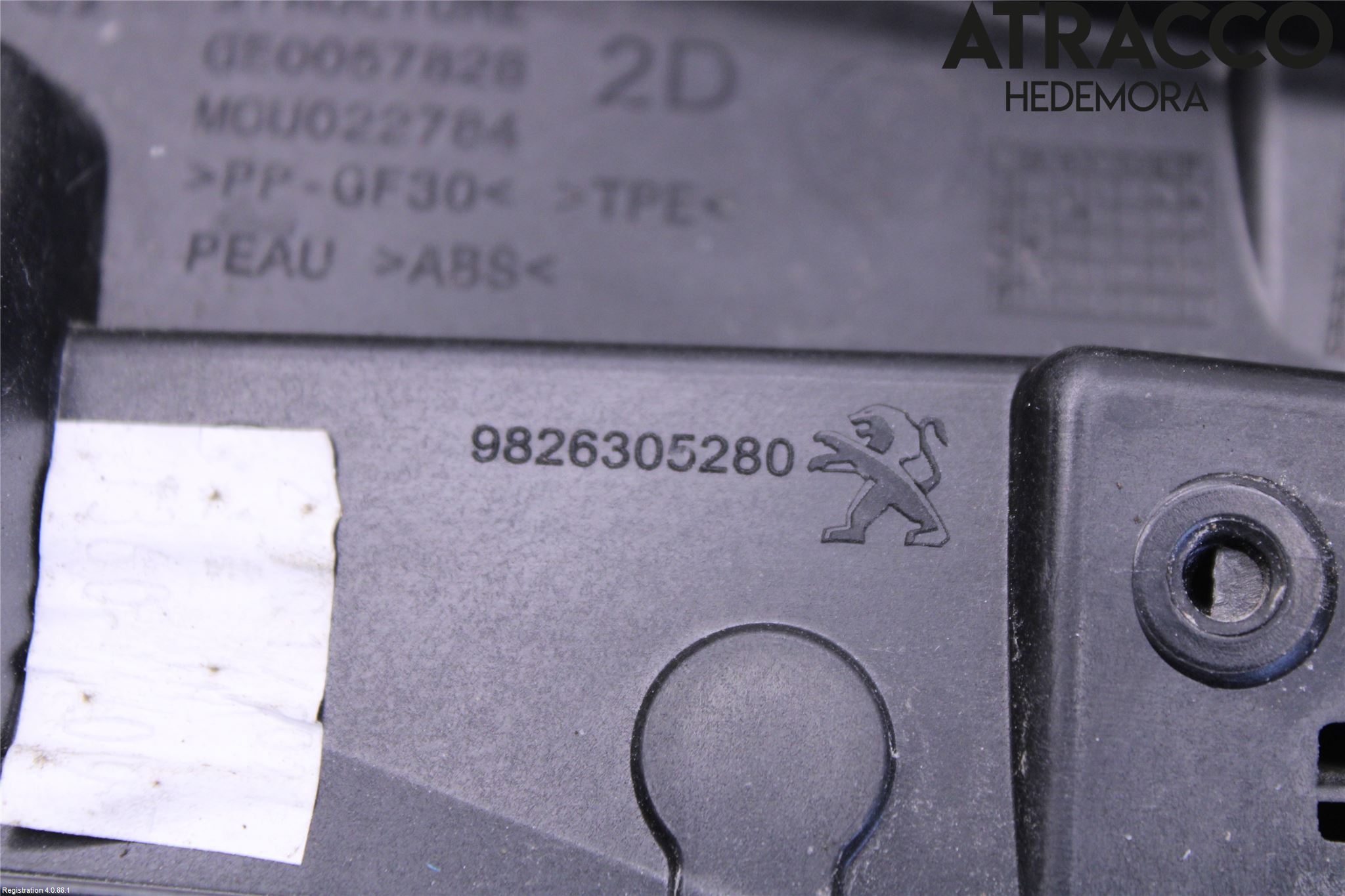 Peugeot 2008/E-2008 20- List Bak-Baklucka