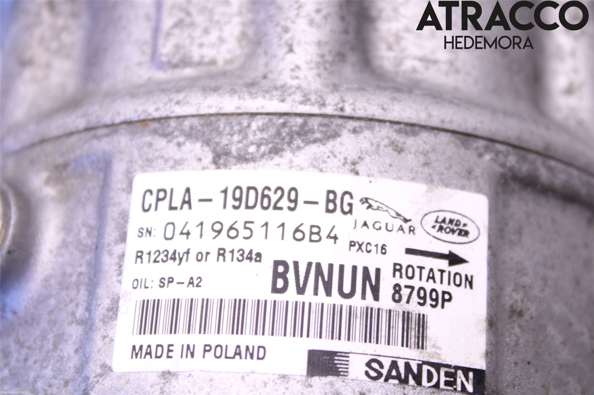 Jaguar F-PACE Ac Kompressor