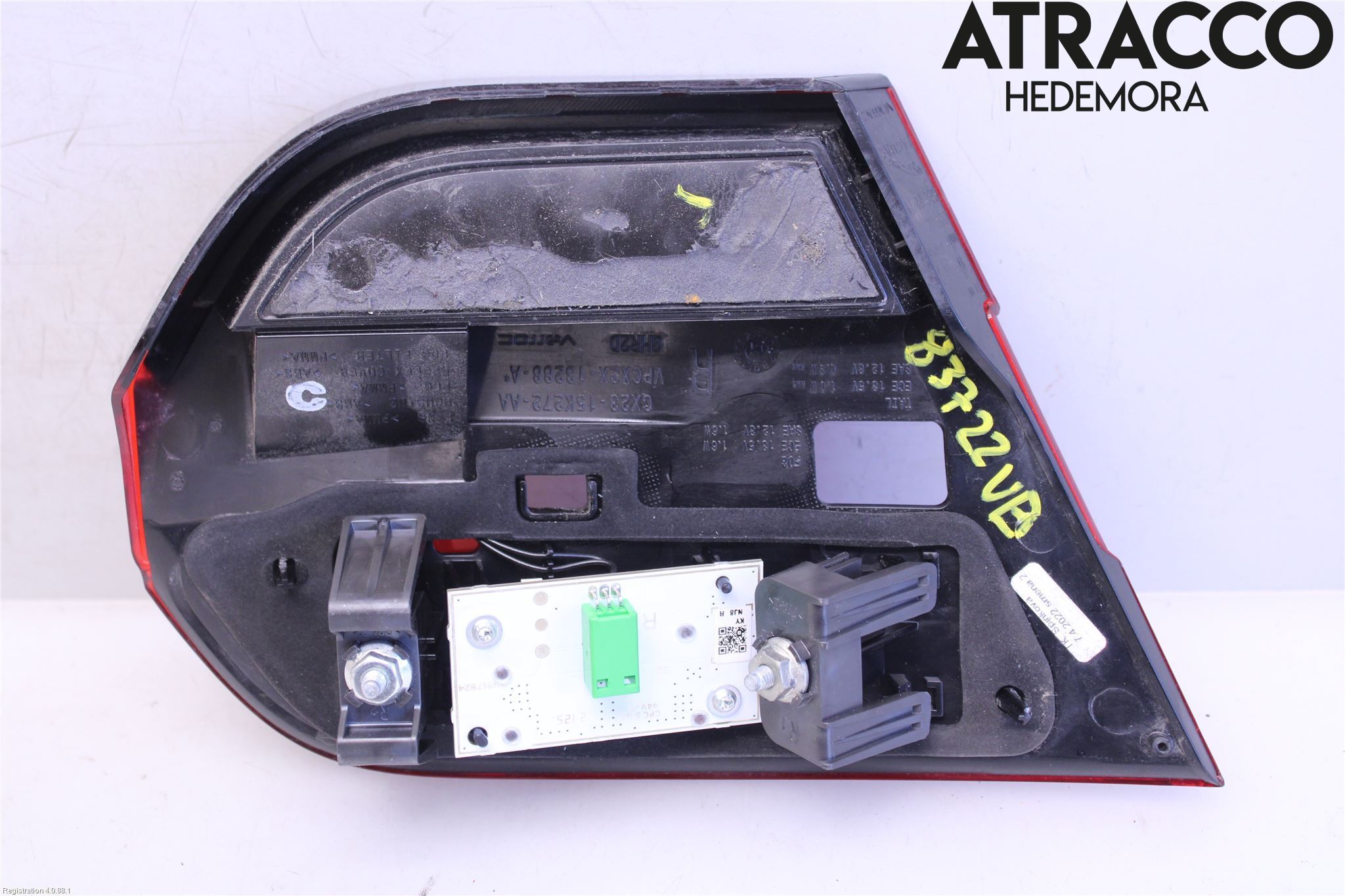 Jaguar XF 08-15 Bakljus Lucka Hö