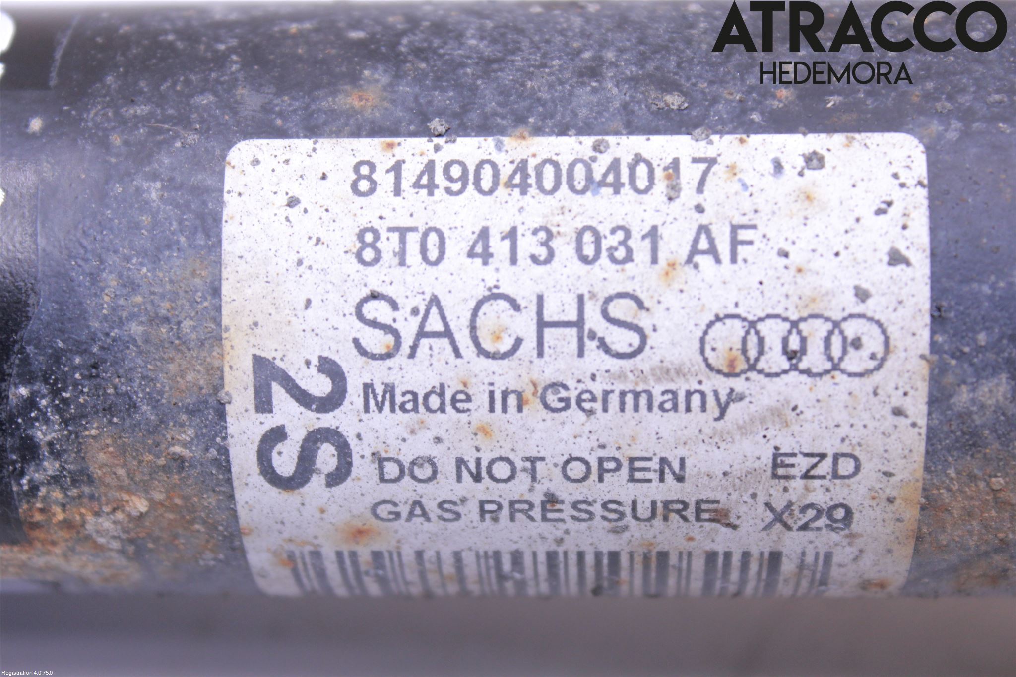 Audi A5 07-16 Fjäderben Fram Vänster