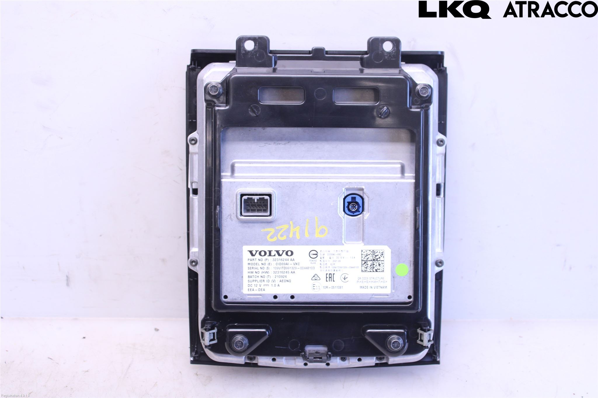 Volvo XC60 18- Cd Radio - Multimediapanel