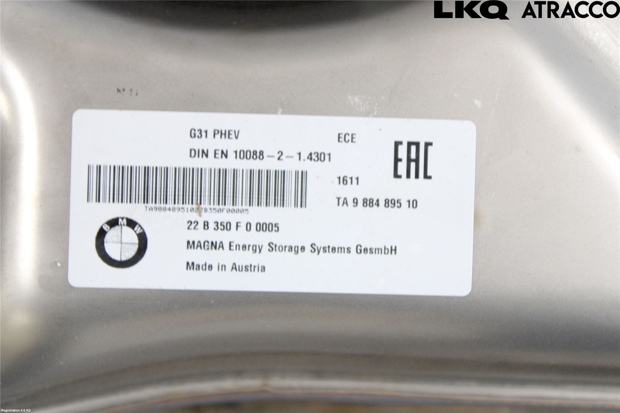 BMW 5 G30/G31/F90 17-23 Bränsletank