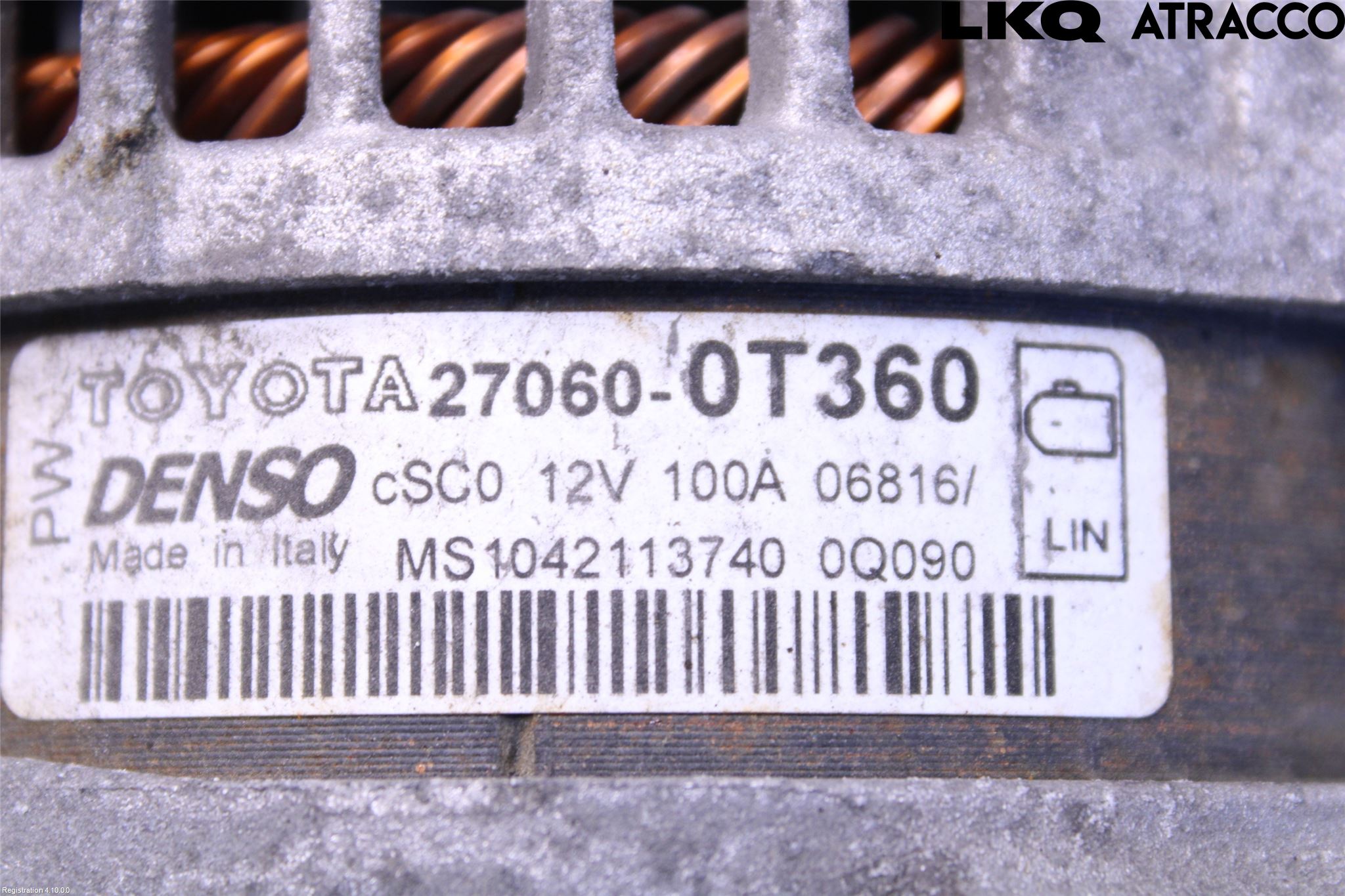 Toyota AVENSIS 16-18 Generator