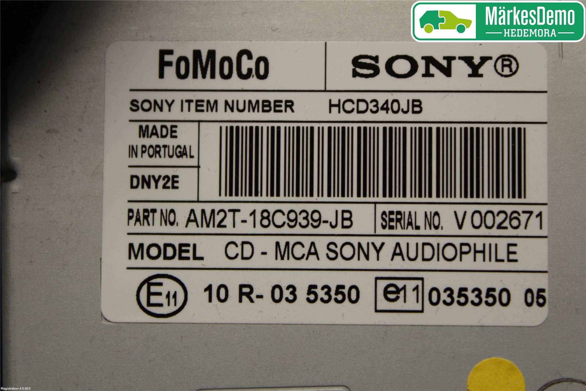 Ford S-MAX 06-15 Cd Radio - Multimediapanel