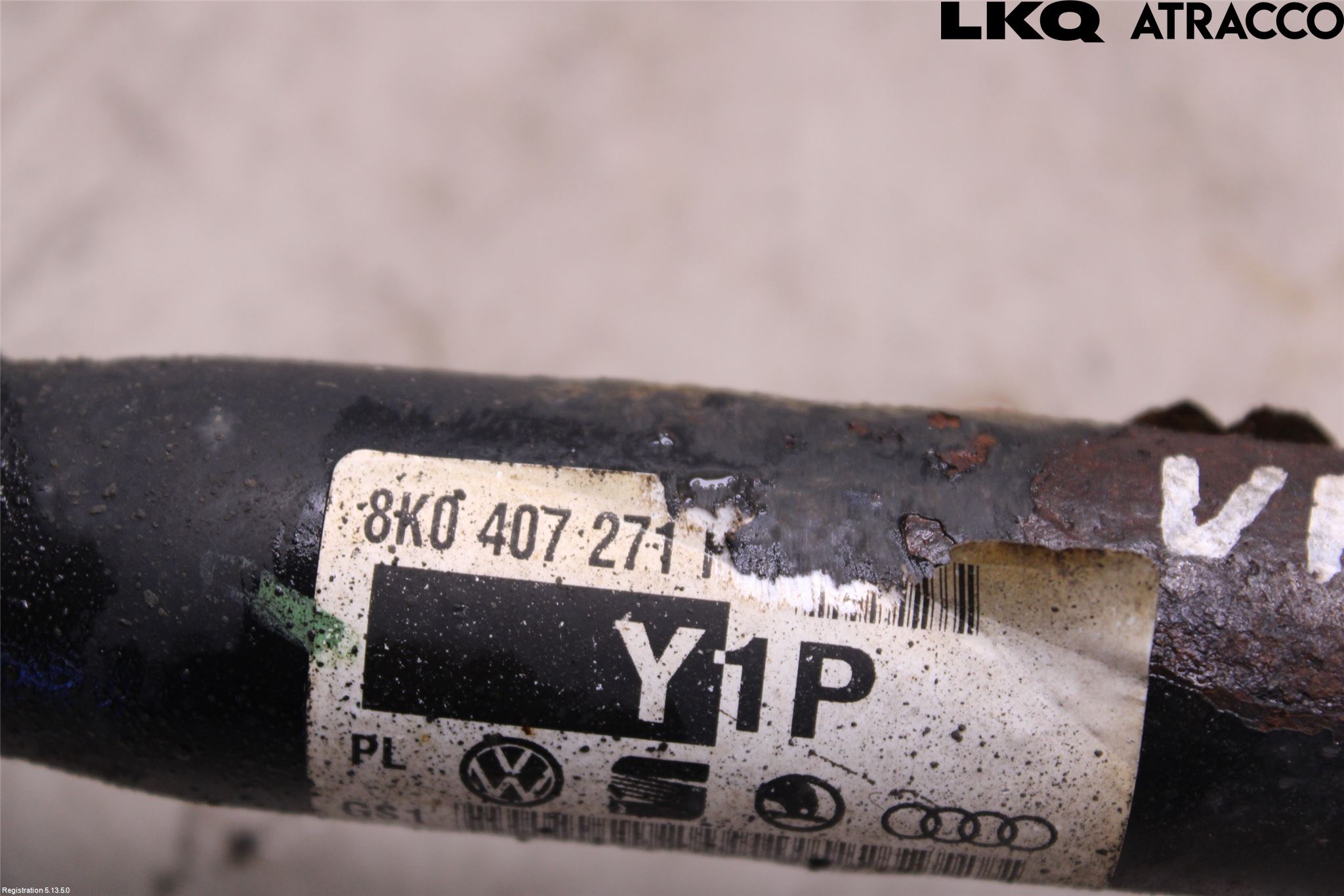 Audi A4/S4 08-11 Drivaxel Fram Vänster