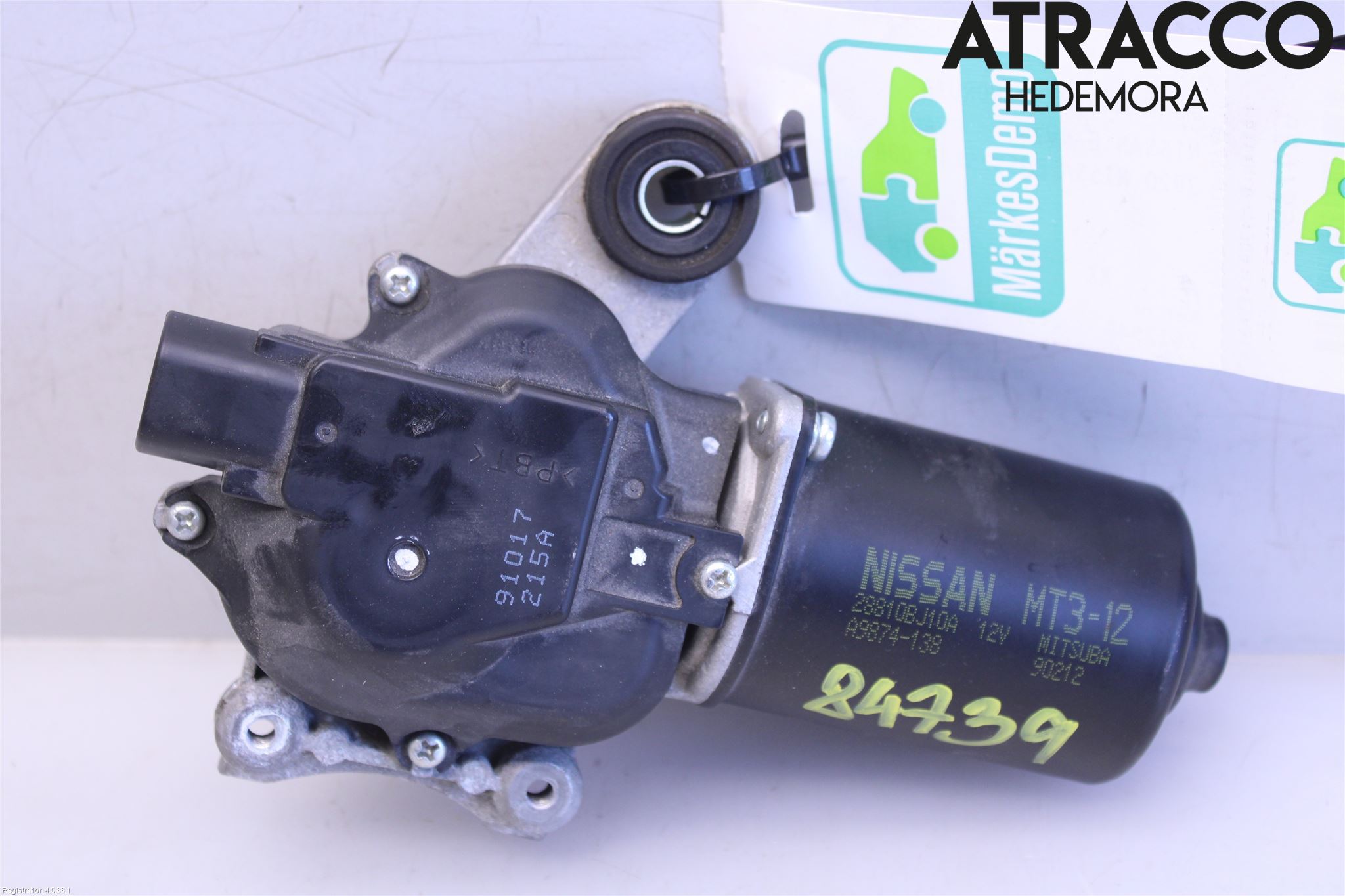 Nissan E-NV200/EVALIA Torkarmotor Vindruta