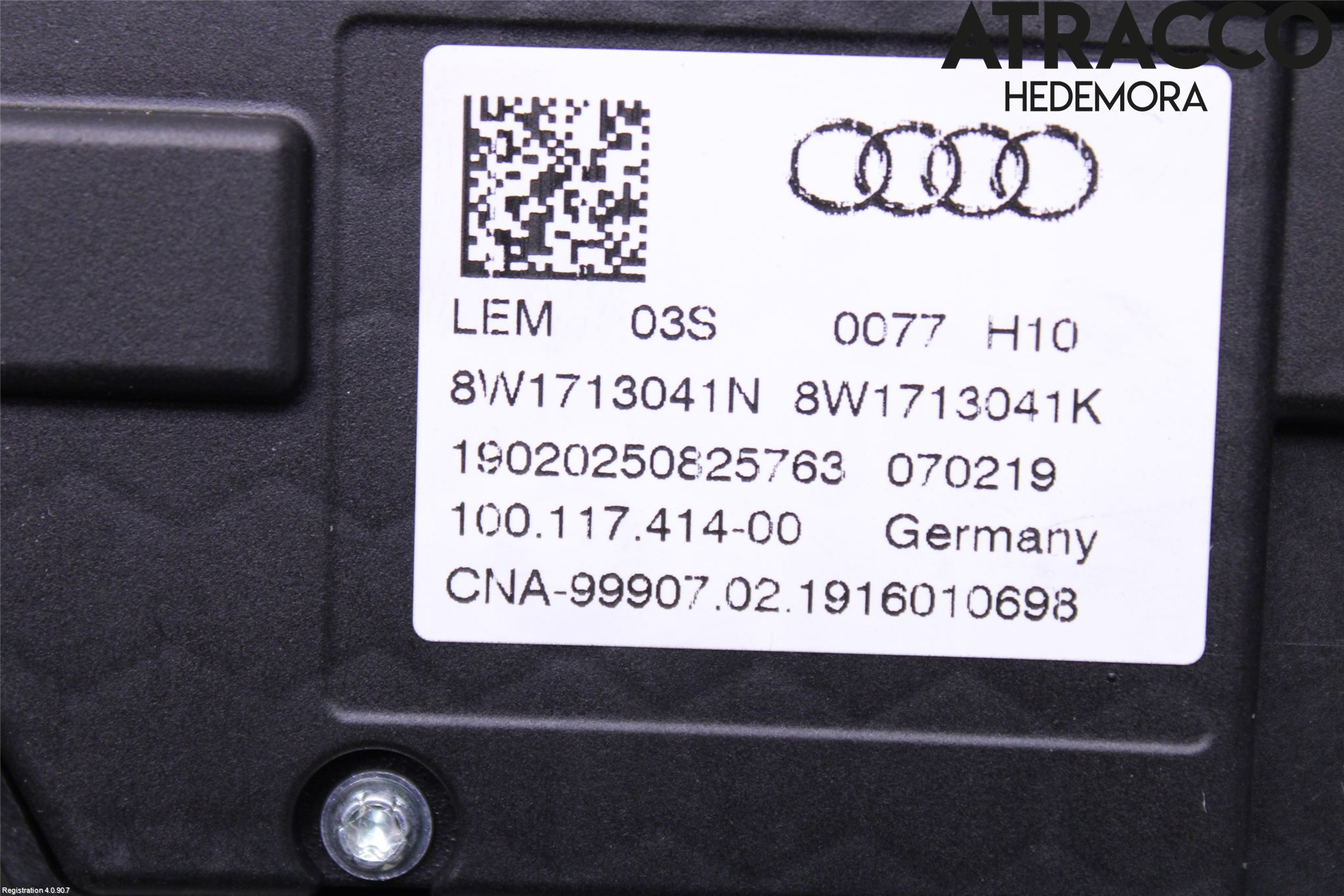 Audi A4/S4 B9 20- Växelspak