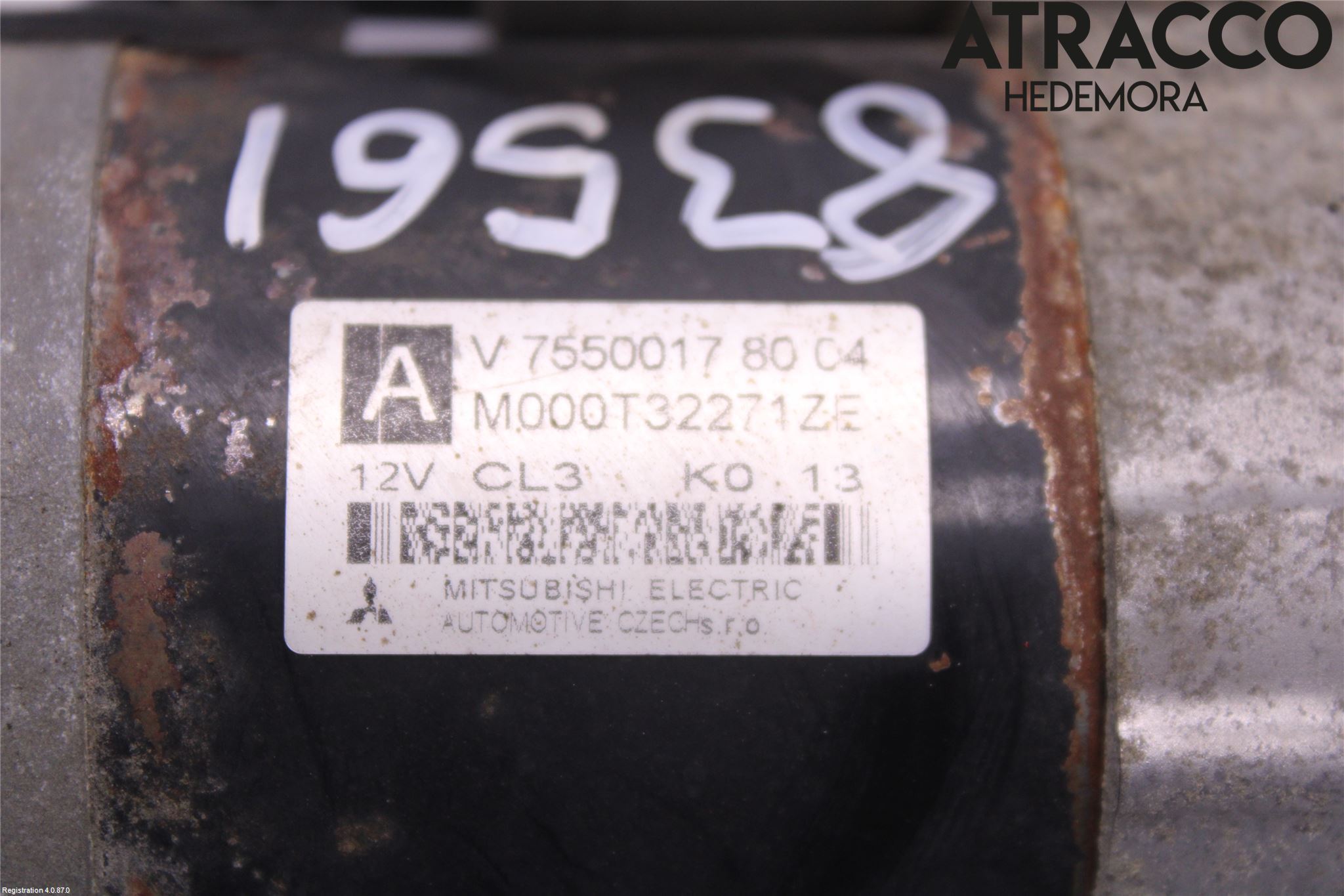 Peugeot 207 Startmotor