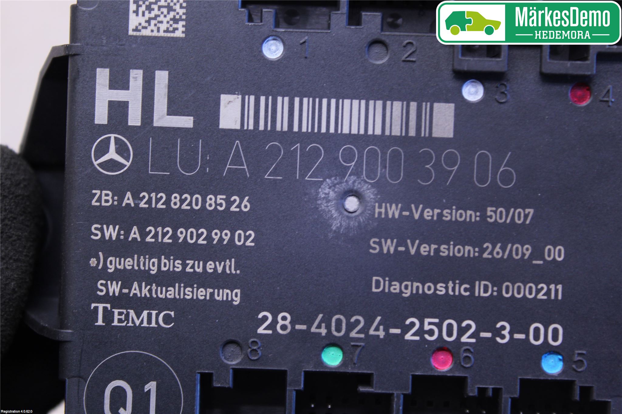 Mercedes-Benz MB C-KLASS (W204) 07-15 Styrenhet Dörr