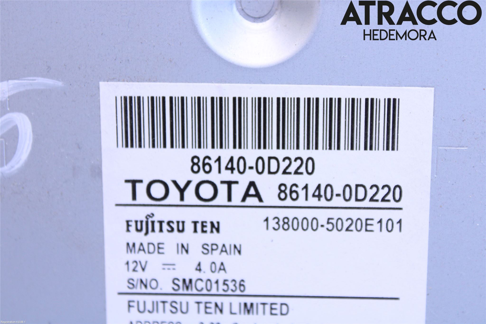 Toyota YARIS XP130 15-20 Cd Radio - Multimediapanel