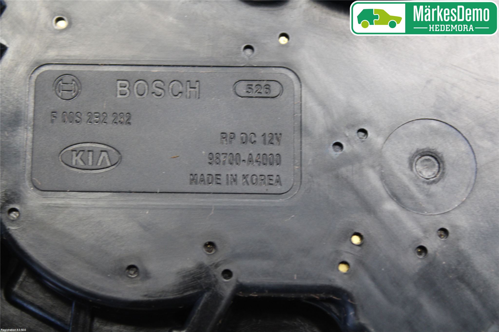 Kia CARENS III 13-19 Torkarmotor Baklucka