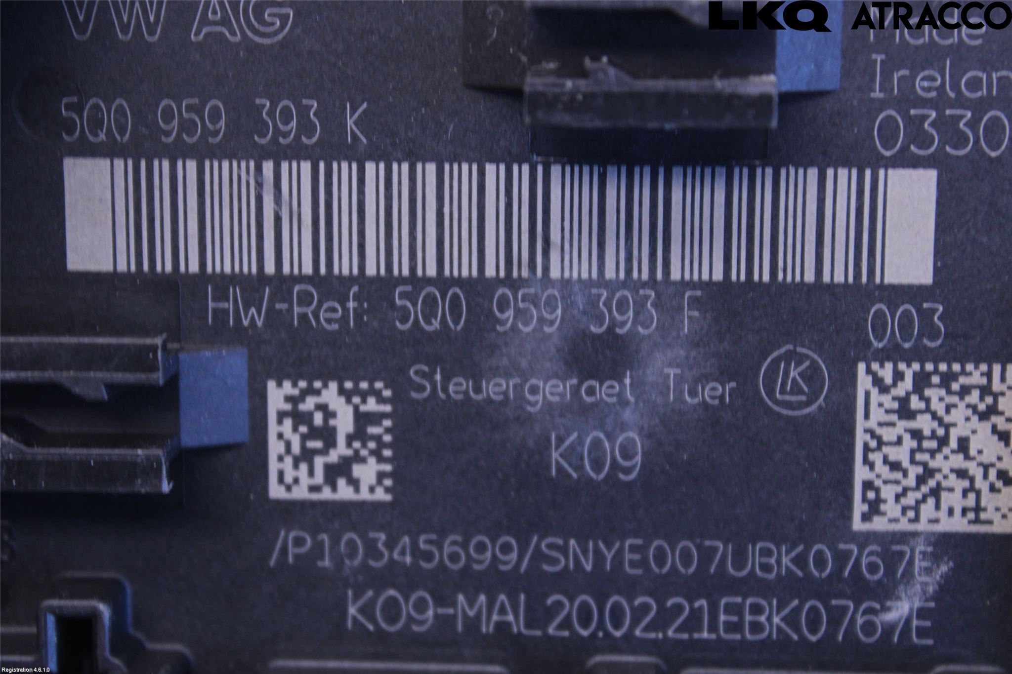 Audi Q3 F3 19- Styrenhet Dörr