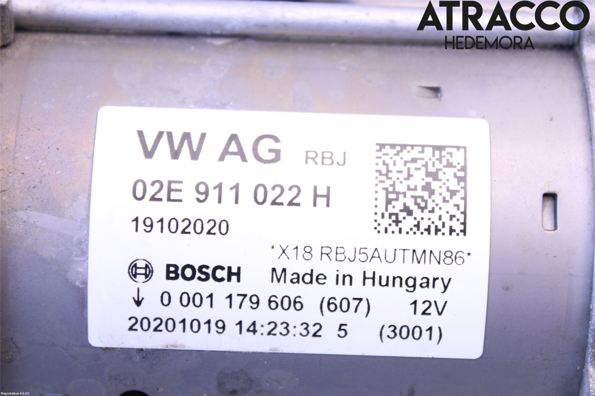 Audi Q3 F3 19- Startmotor