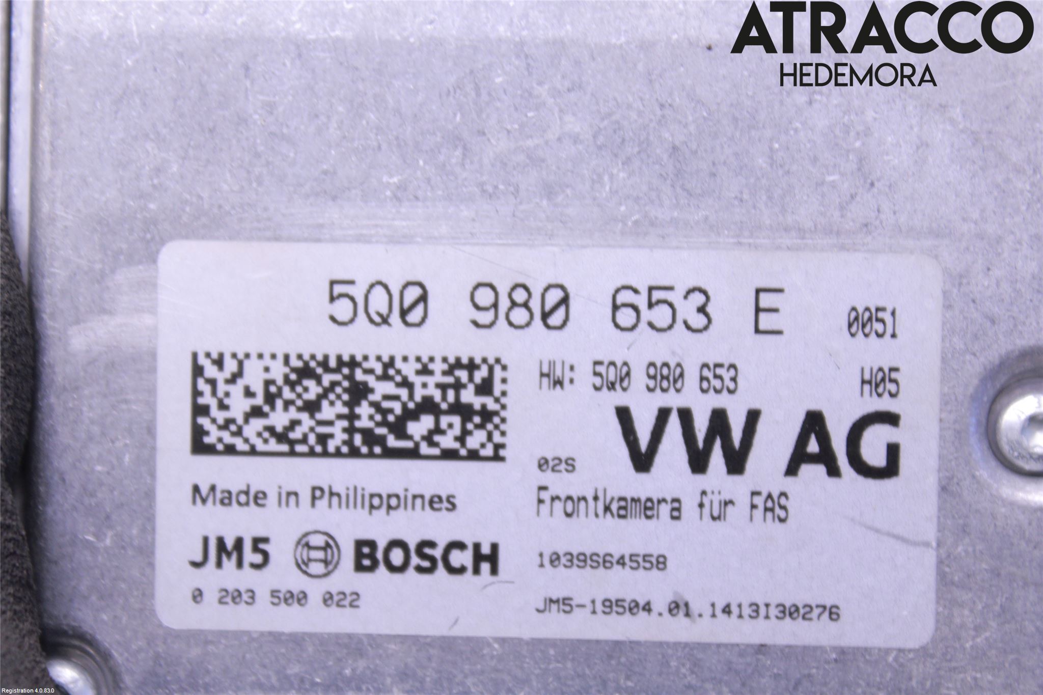 Volkswagen VW GOLF / E-GOLF VII 13-20 Sensor Aktivt Kollisionsskydd