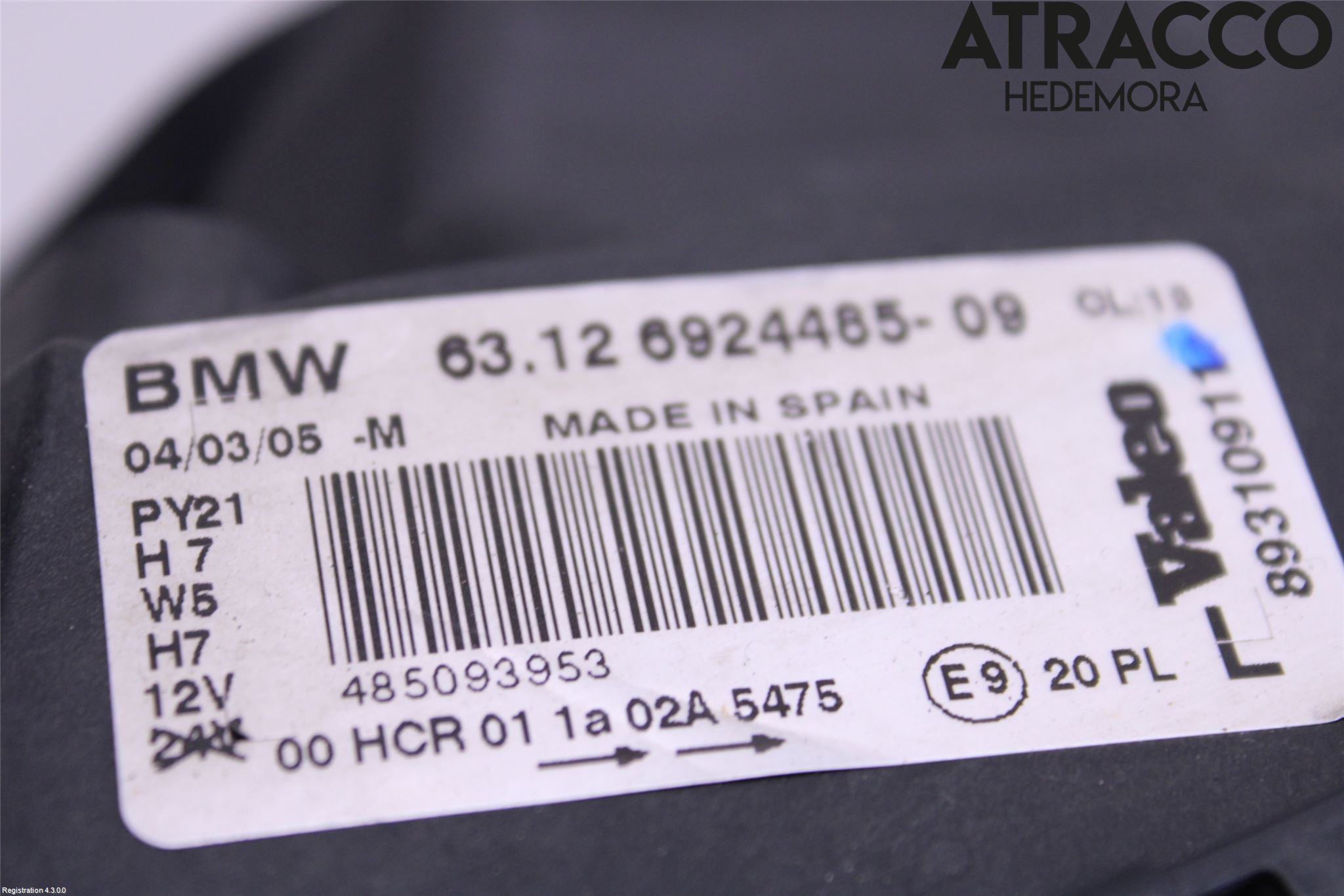 BMW 1 E87/81 5D/3D 03-11 Strålkastare Vänster