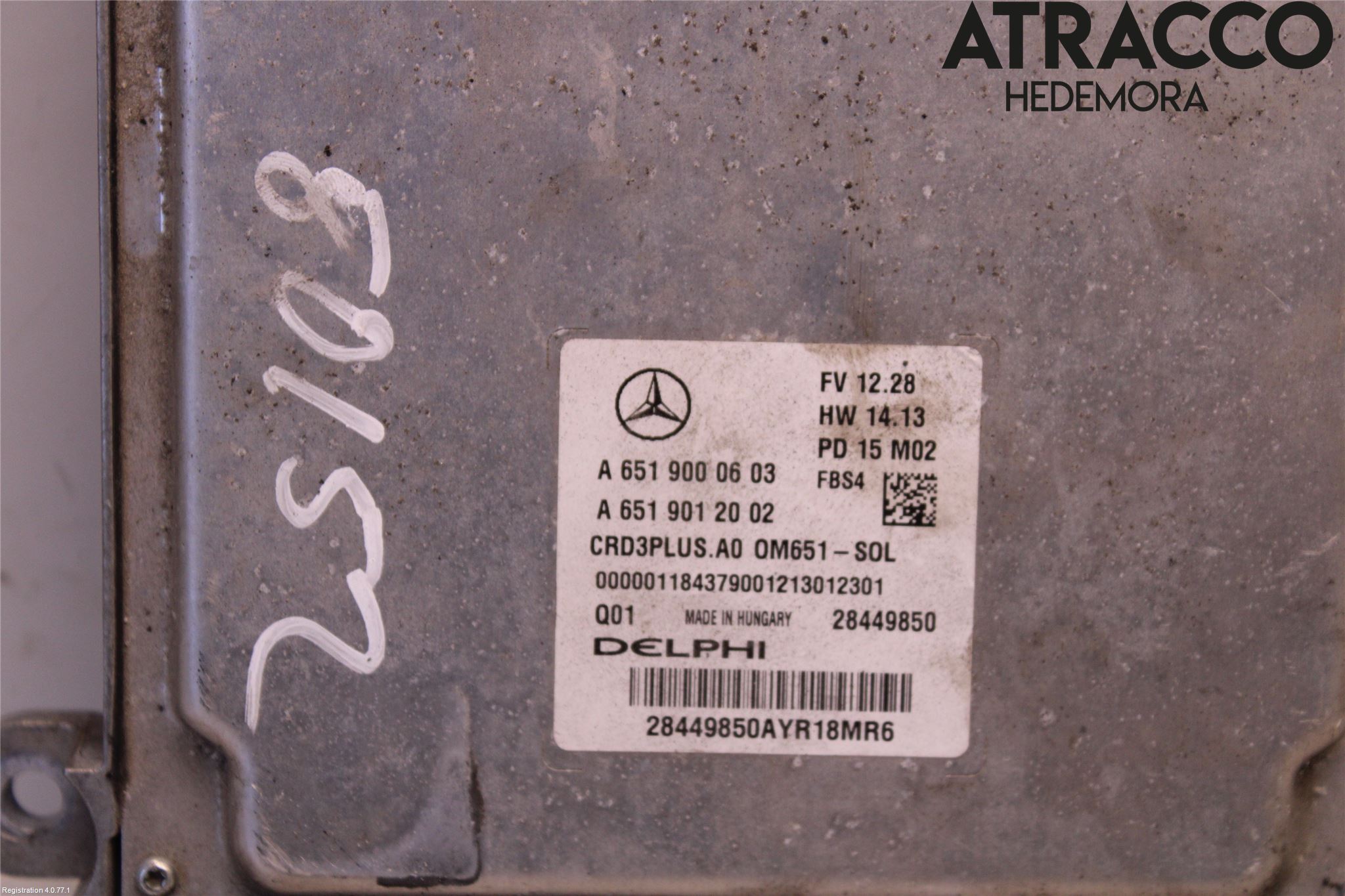 Mercedes-Benz MB C-KLASS (W205) 14-21 Styrenhet Inspump Diesel