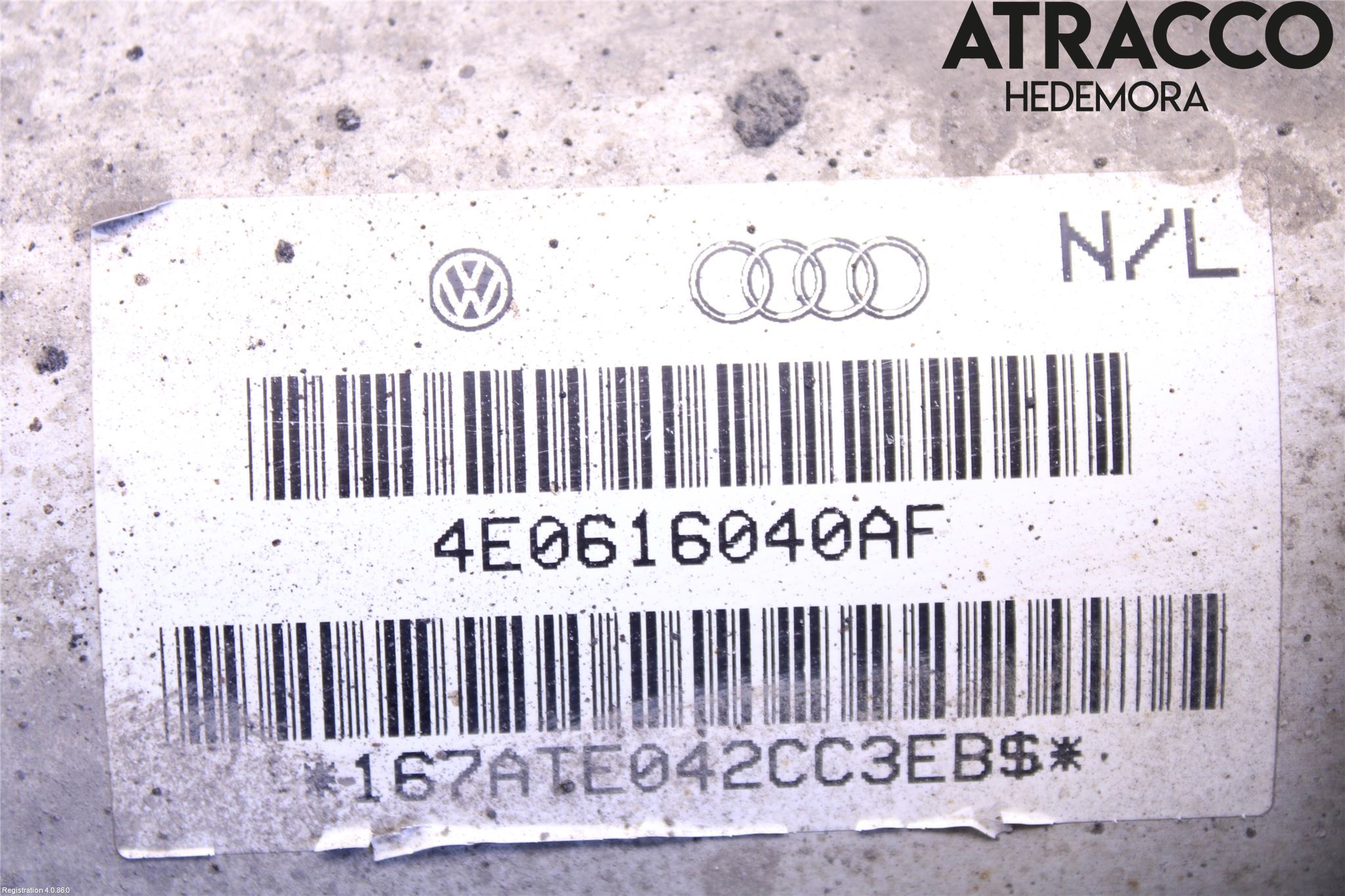 Audi A8/S8 4E  02-09 Fjäderben Fram Höger