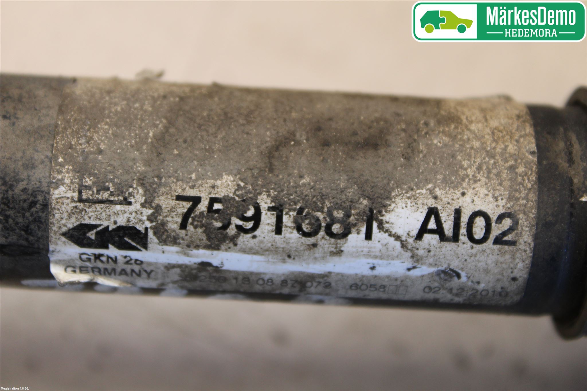 BMW X1 E84 10-15 Drivaxel Fram Vänster