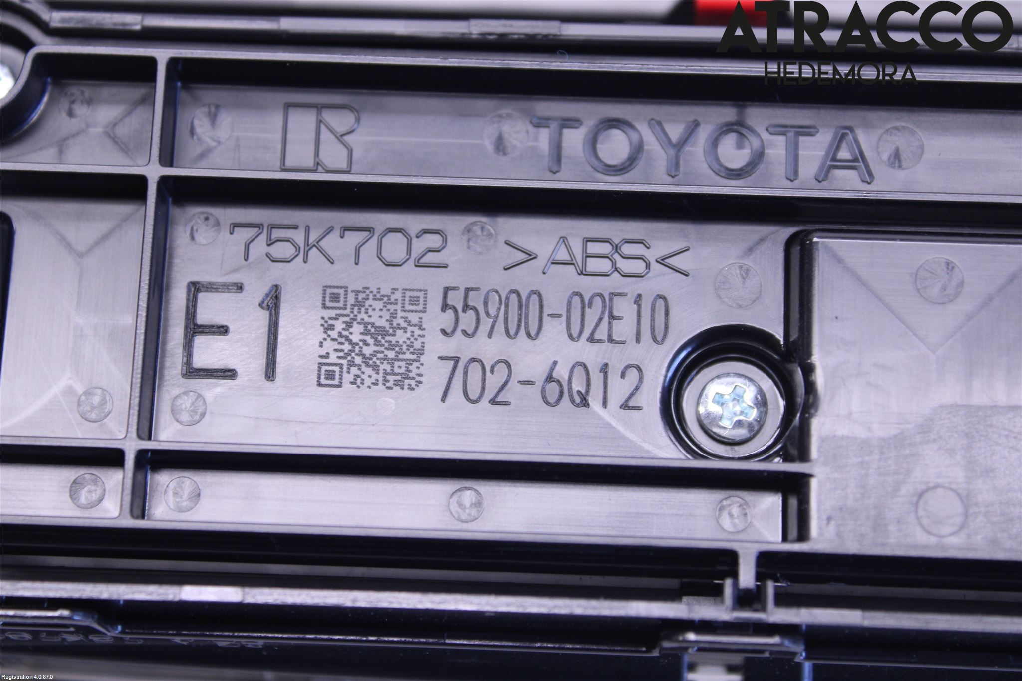 Toyota COROLLA 19- Ac Styrenhet Ac Manöveren