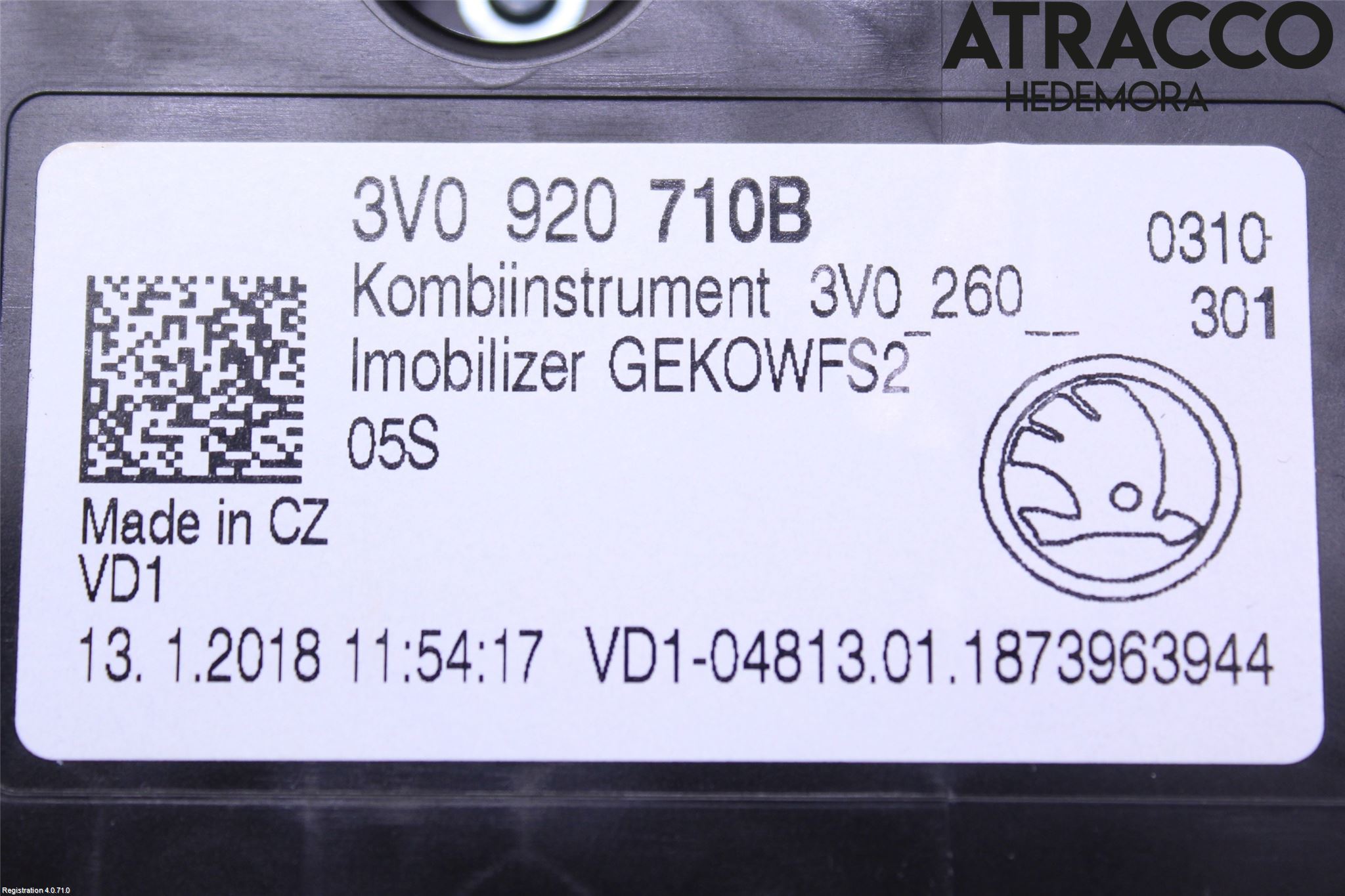 Skoda SUPERB 16-24 Instrument Komb