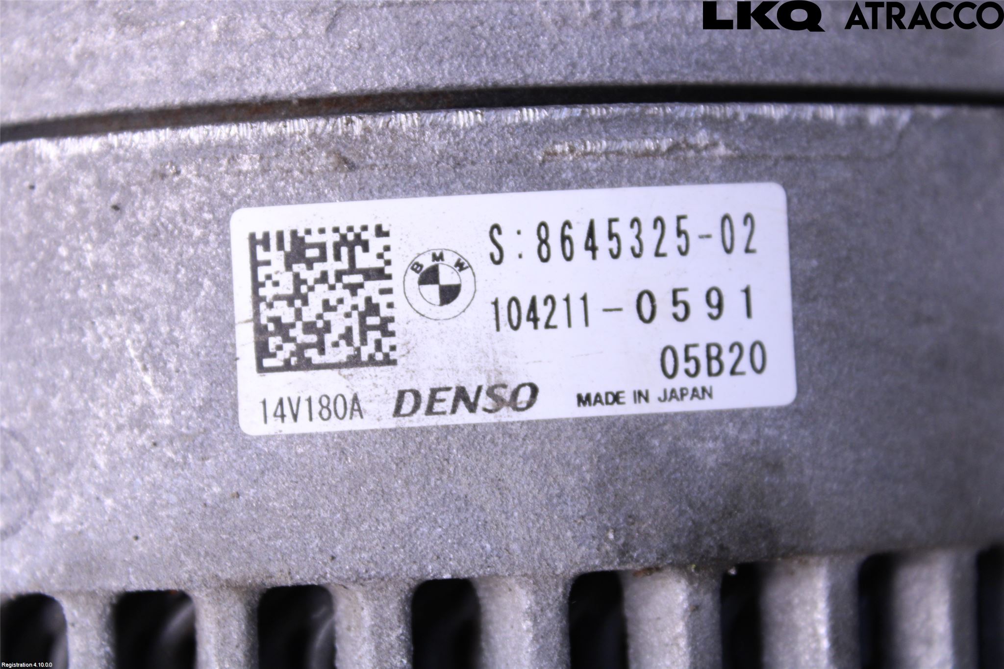 BMW 3 GT F34 13-19 Generator