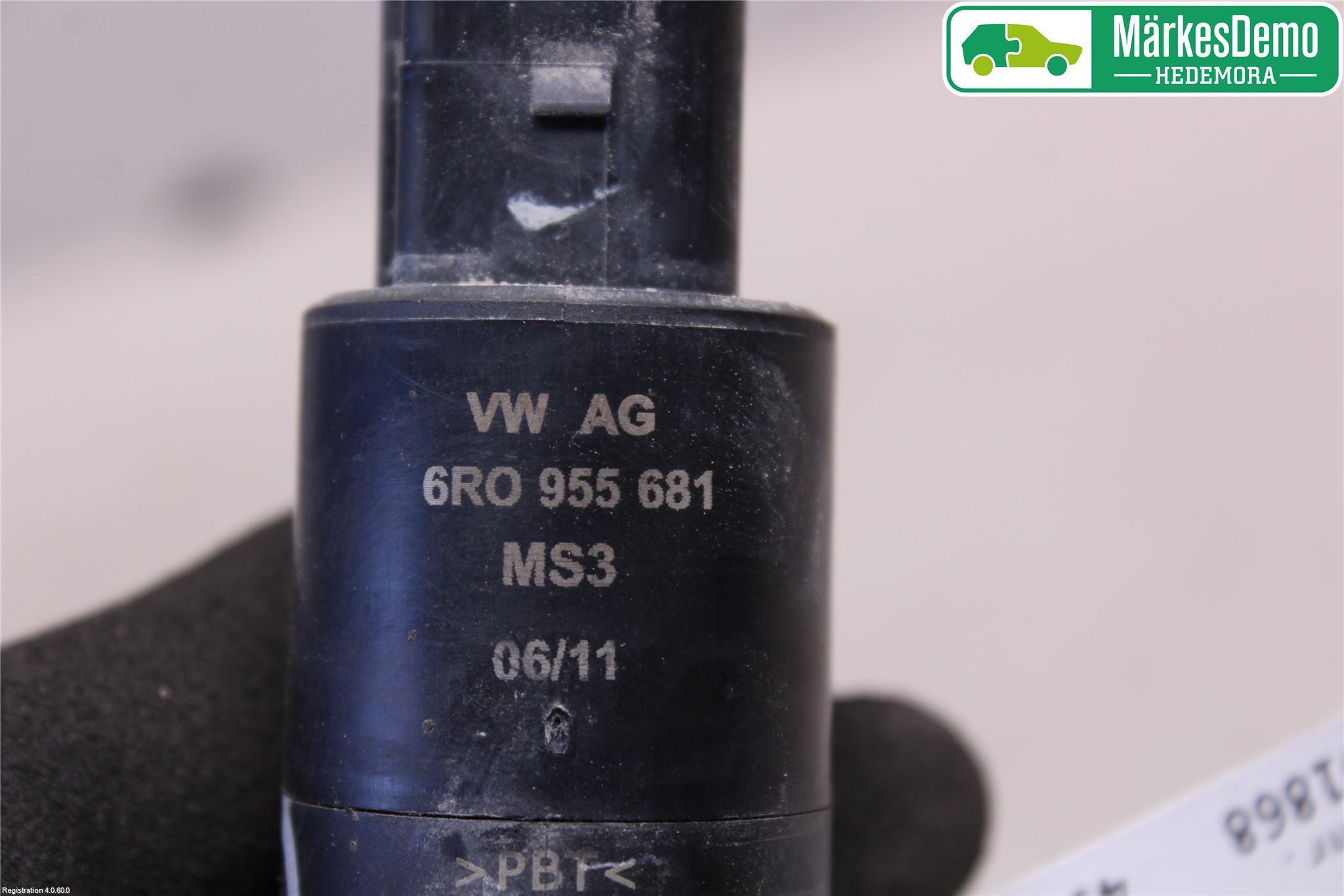 Volkswagen VW POLO 10-17 Spolarpump Högtryck
