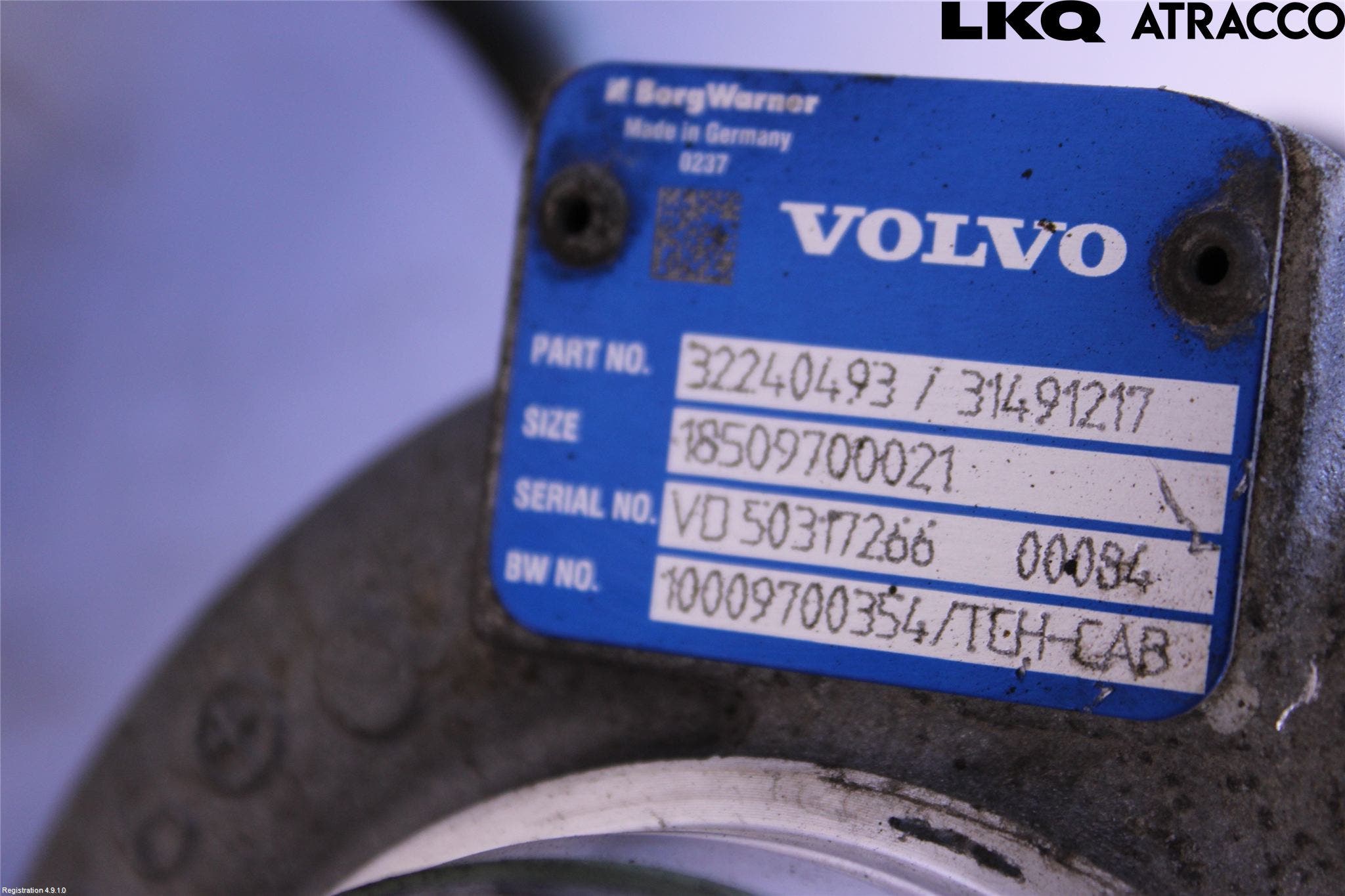 Volvo XC60 18- Turboaggregat
