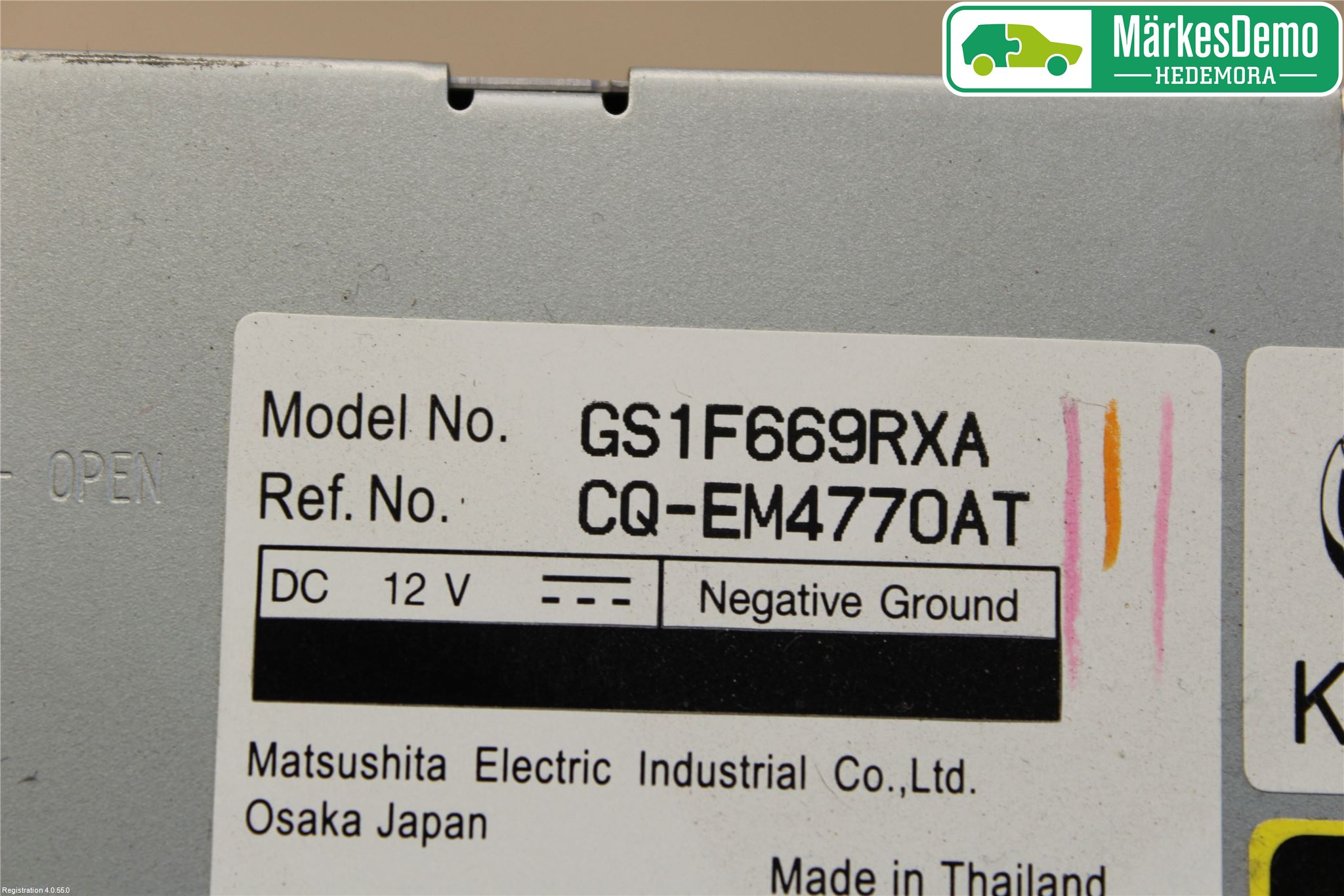 Mazda 6 08-13 Cd Radio - Multimediapanel