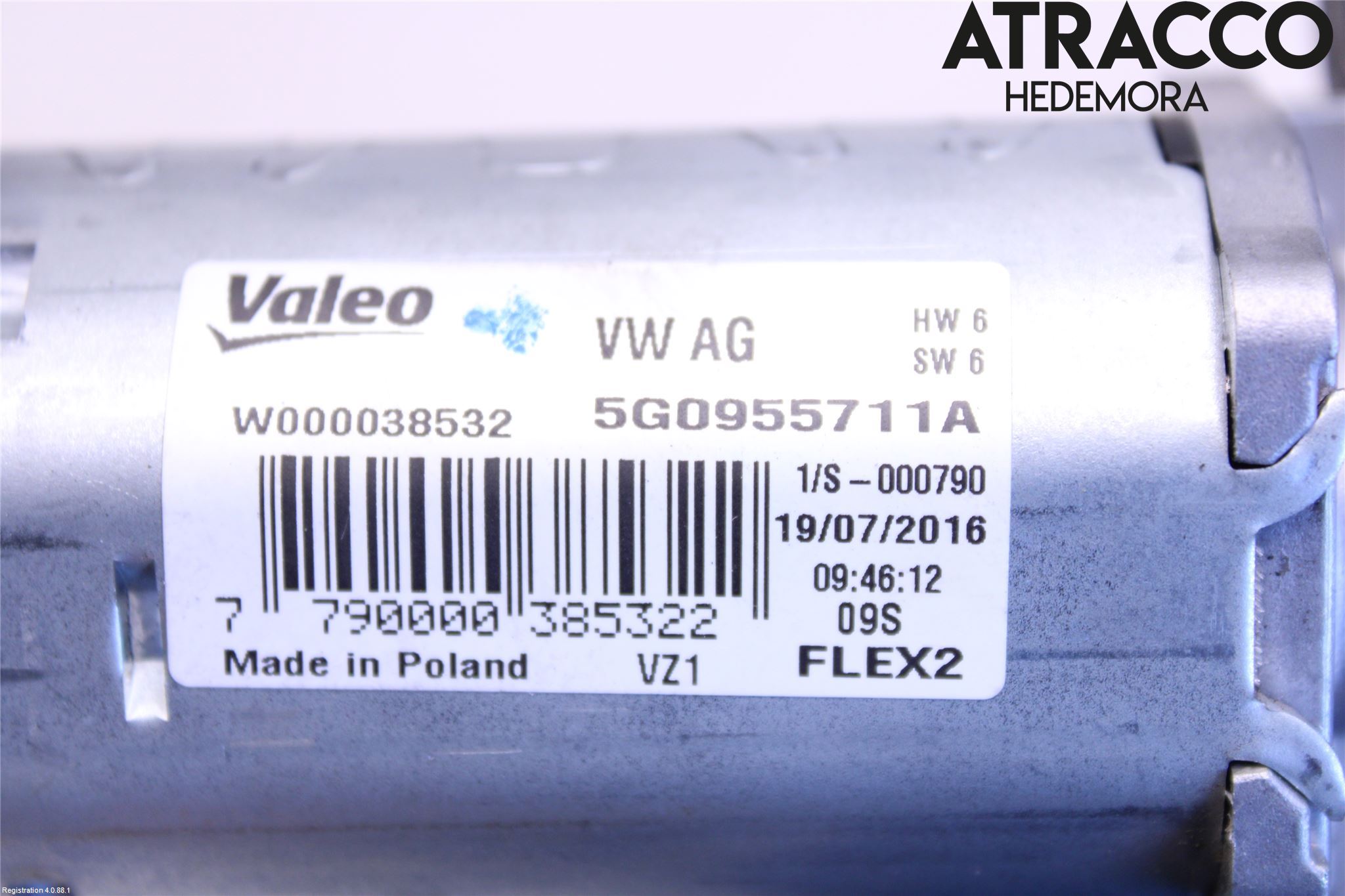Volkswagen VW TIGUAN 16-24 Torkarmotor Baklucka