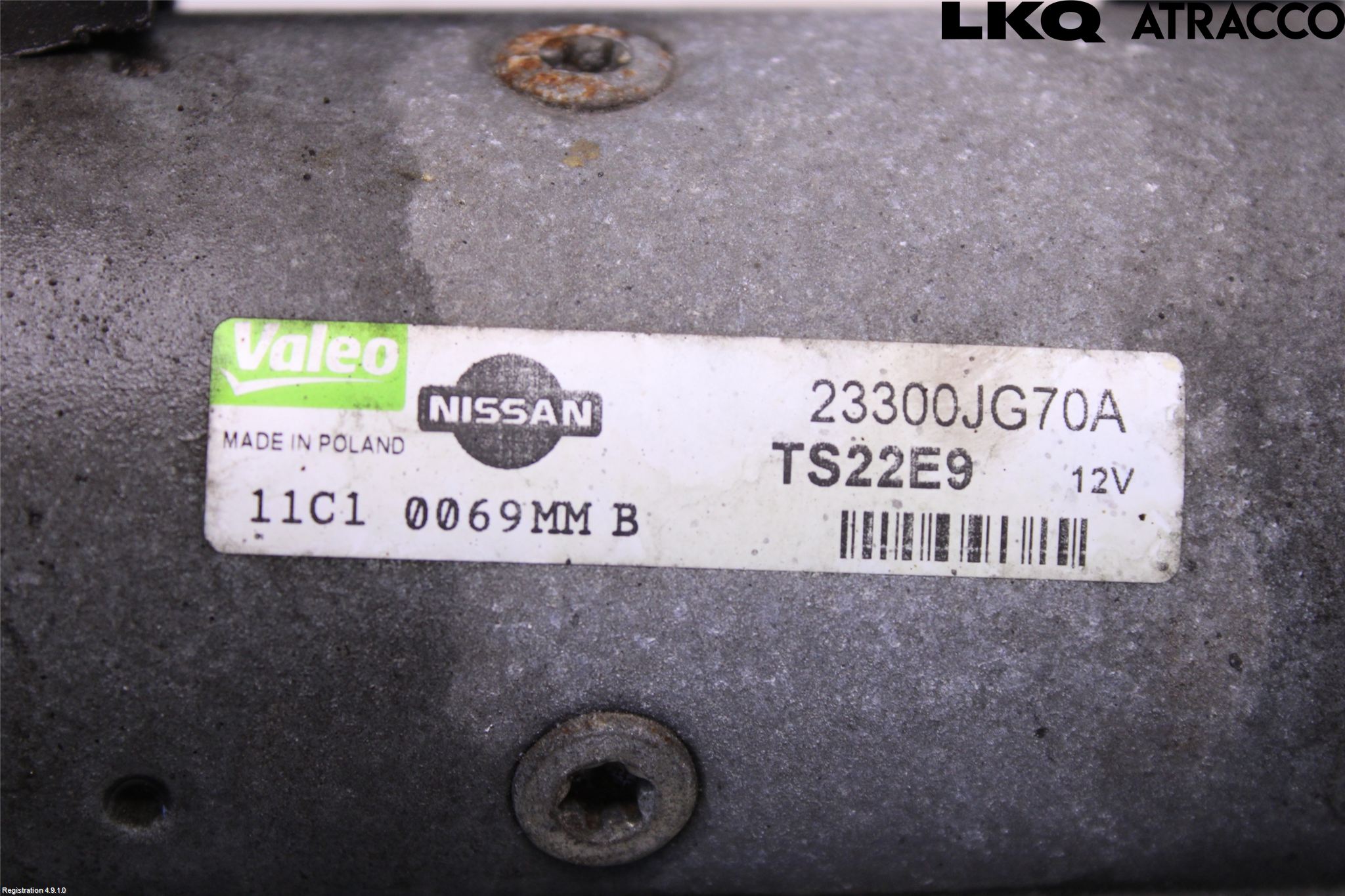 Nissan QASHQAI 10-14 Startmotor Diesel