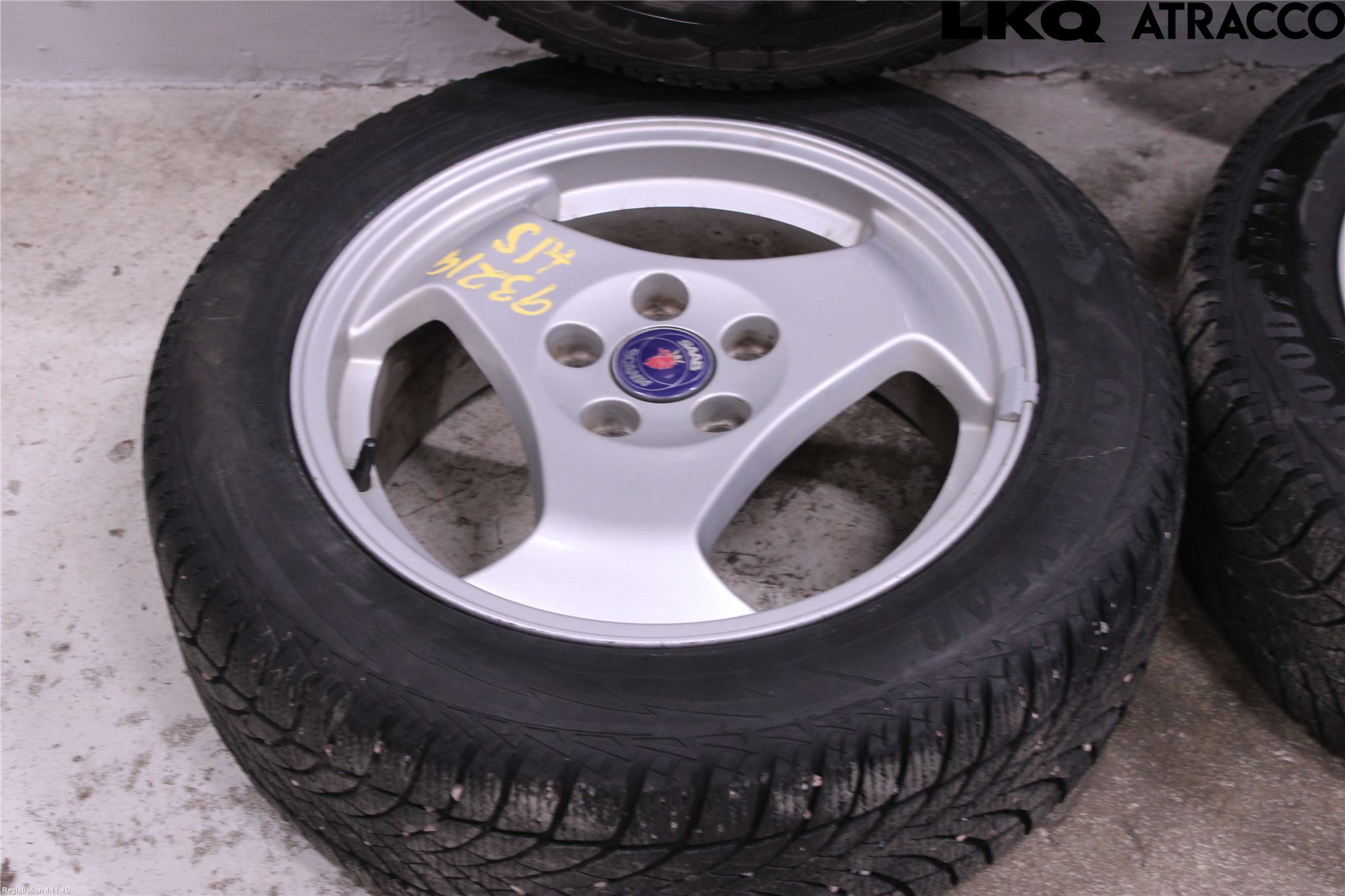 Saab 9-5 -05 Vinterdäck Alumfälg 4St