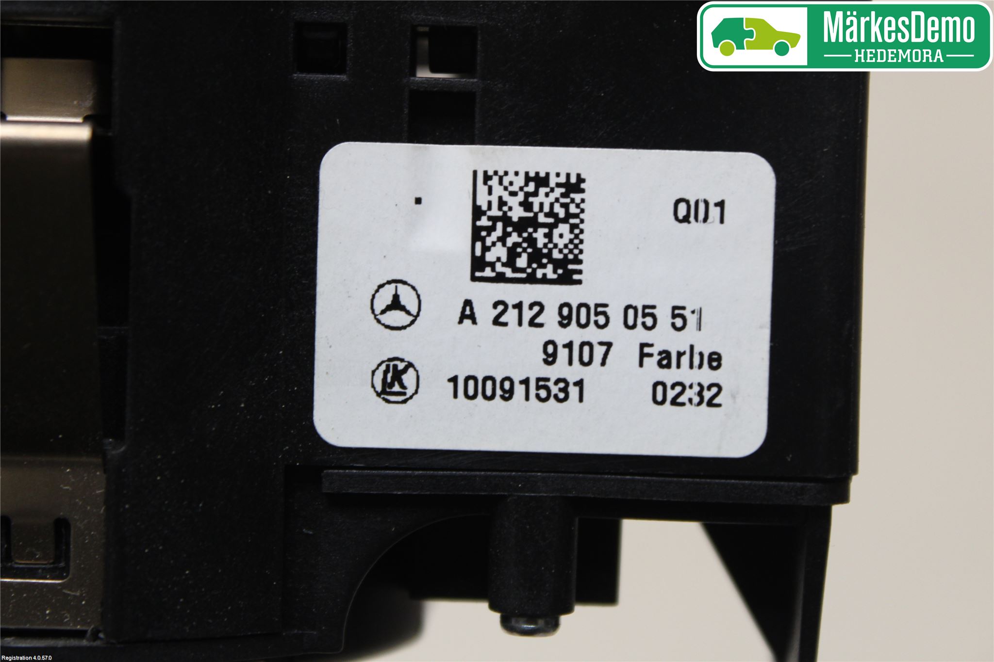 Mercedes-Benz MB E-KLASS (W212) 09-16 Strömställare Ljus