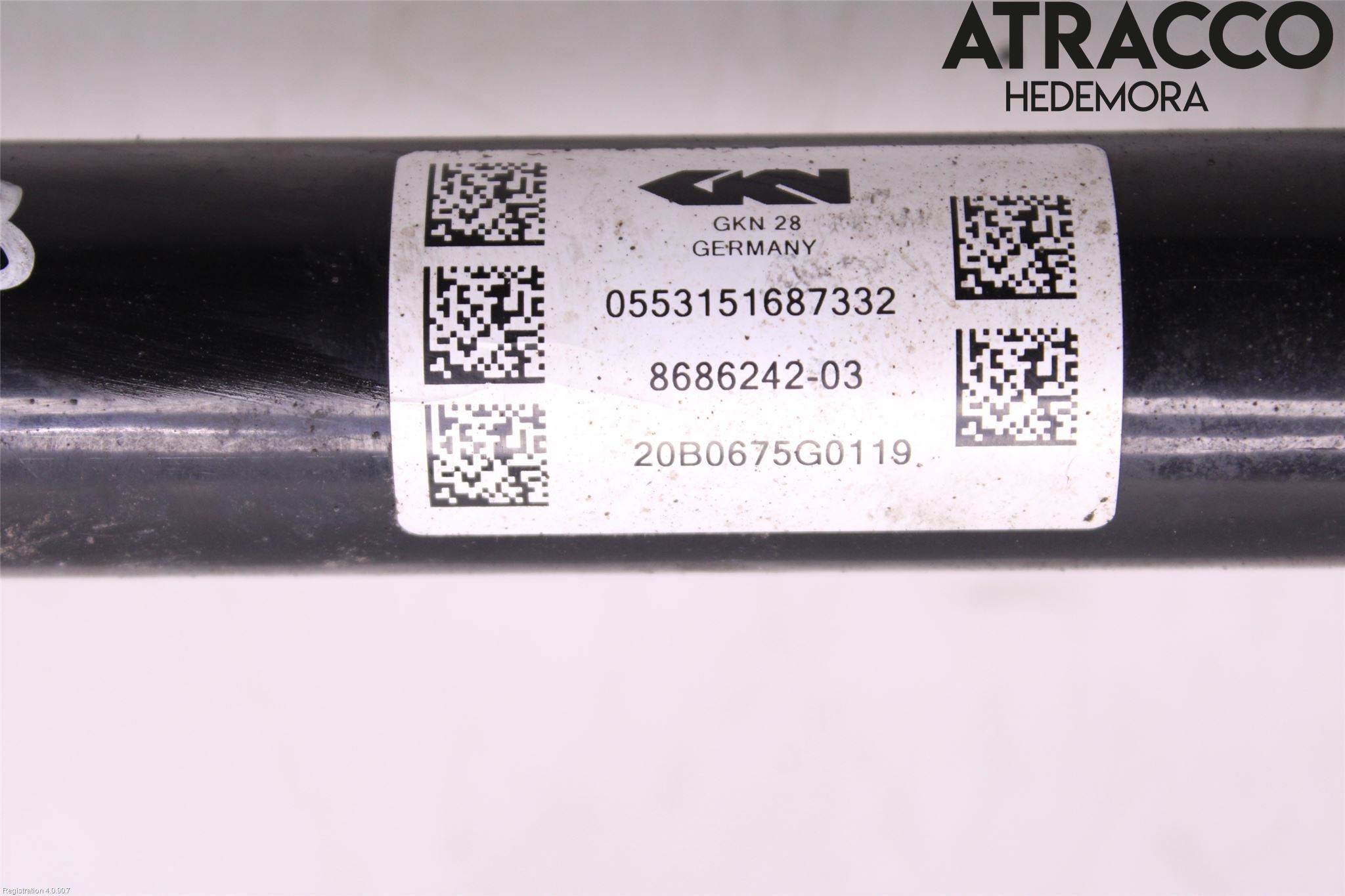 BMW 5 G30/G31/F90 17-23 Drivaxel Bak Höger
