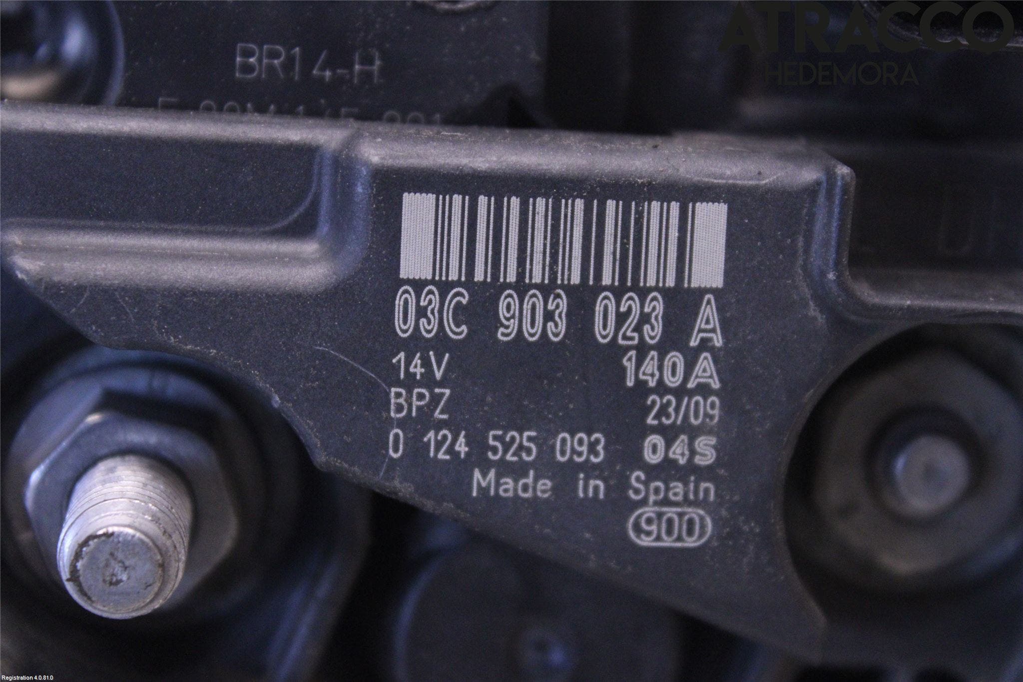 Volkswagen VW GOLF VI 09-13 Generator