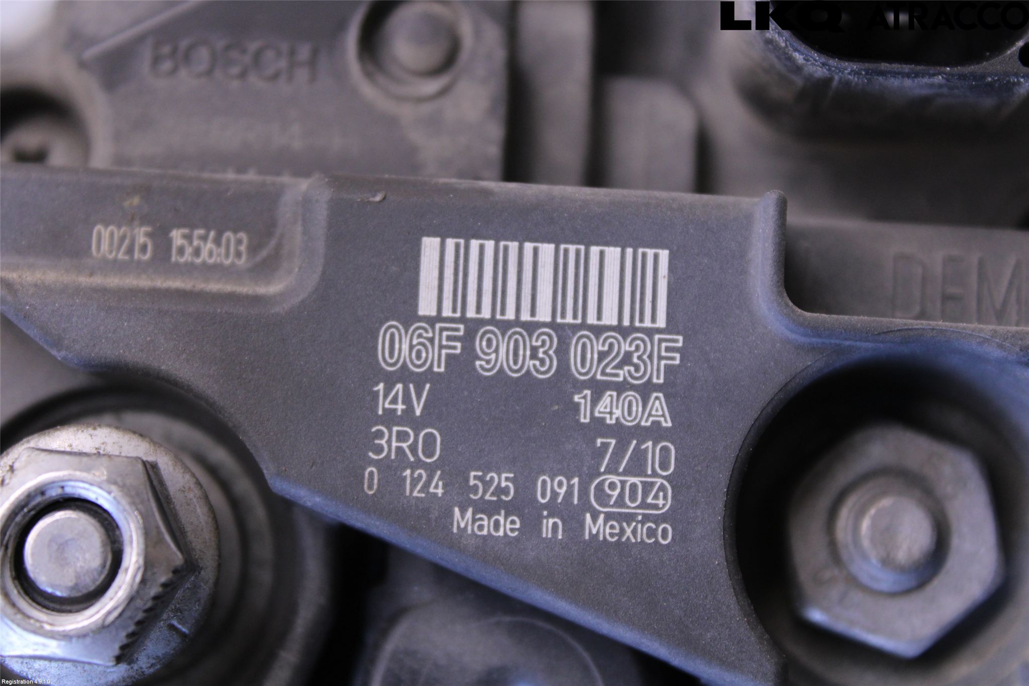 Volkswagen VW GOLF VI 09-13 Generator