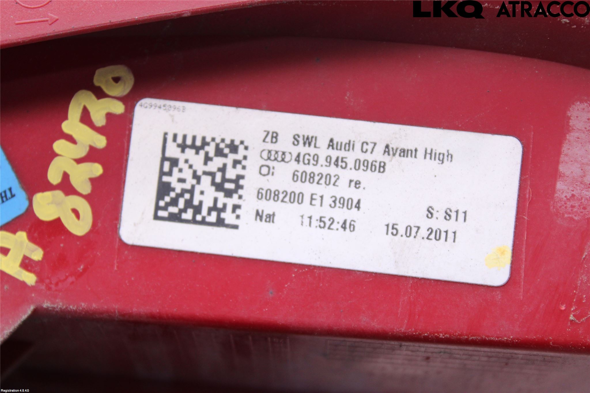 Audi A6/S6 4G 11-18 Bakljus Höger