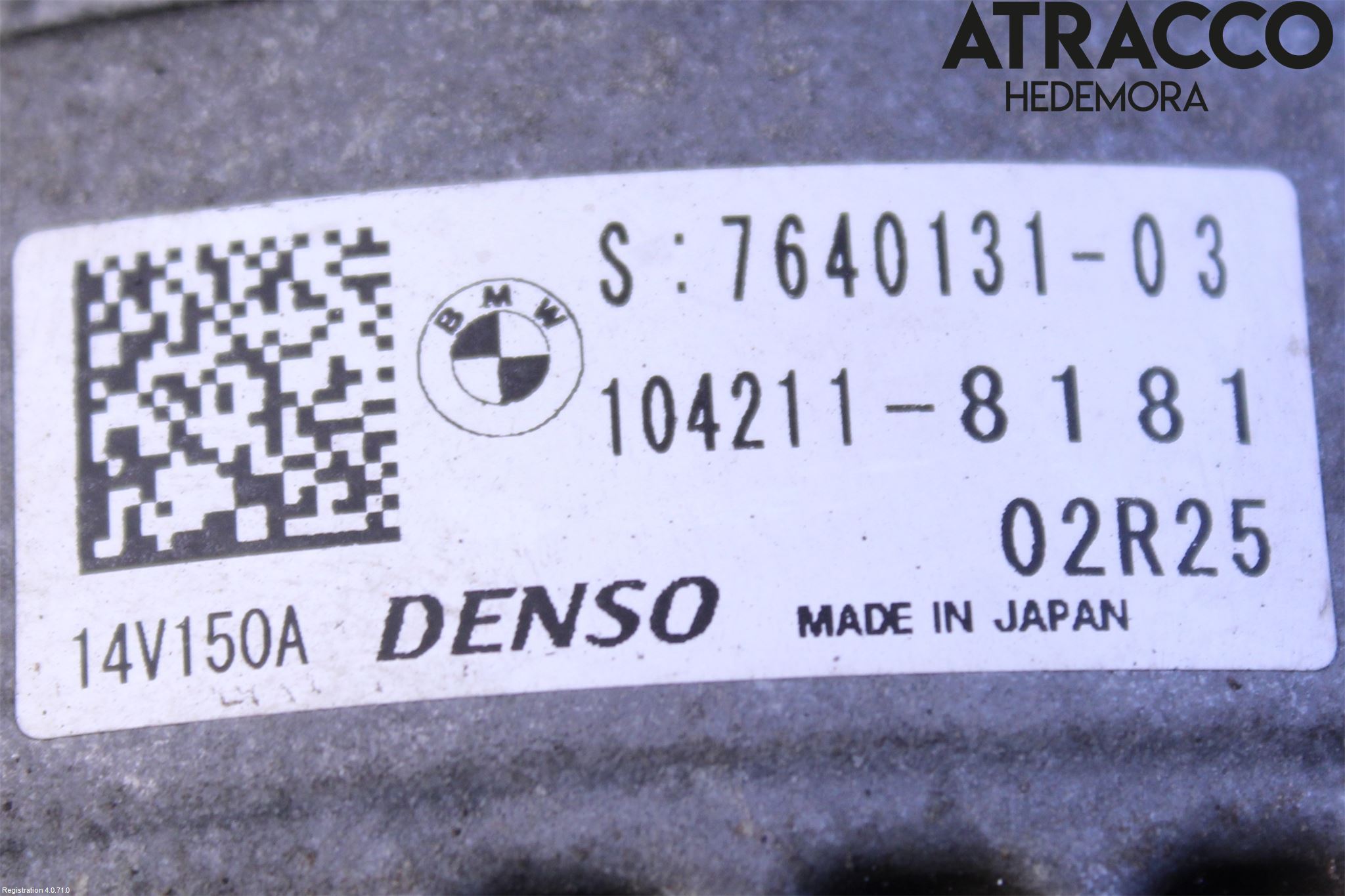 BMW 2 F45 Active Tourer 14-21 Generator