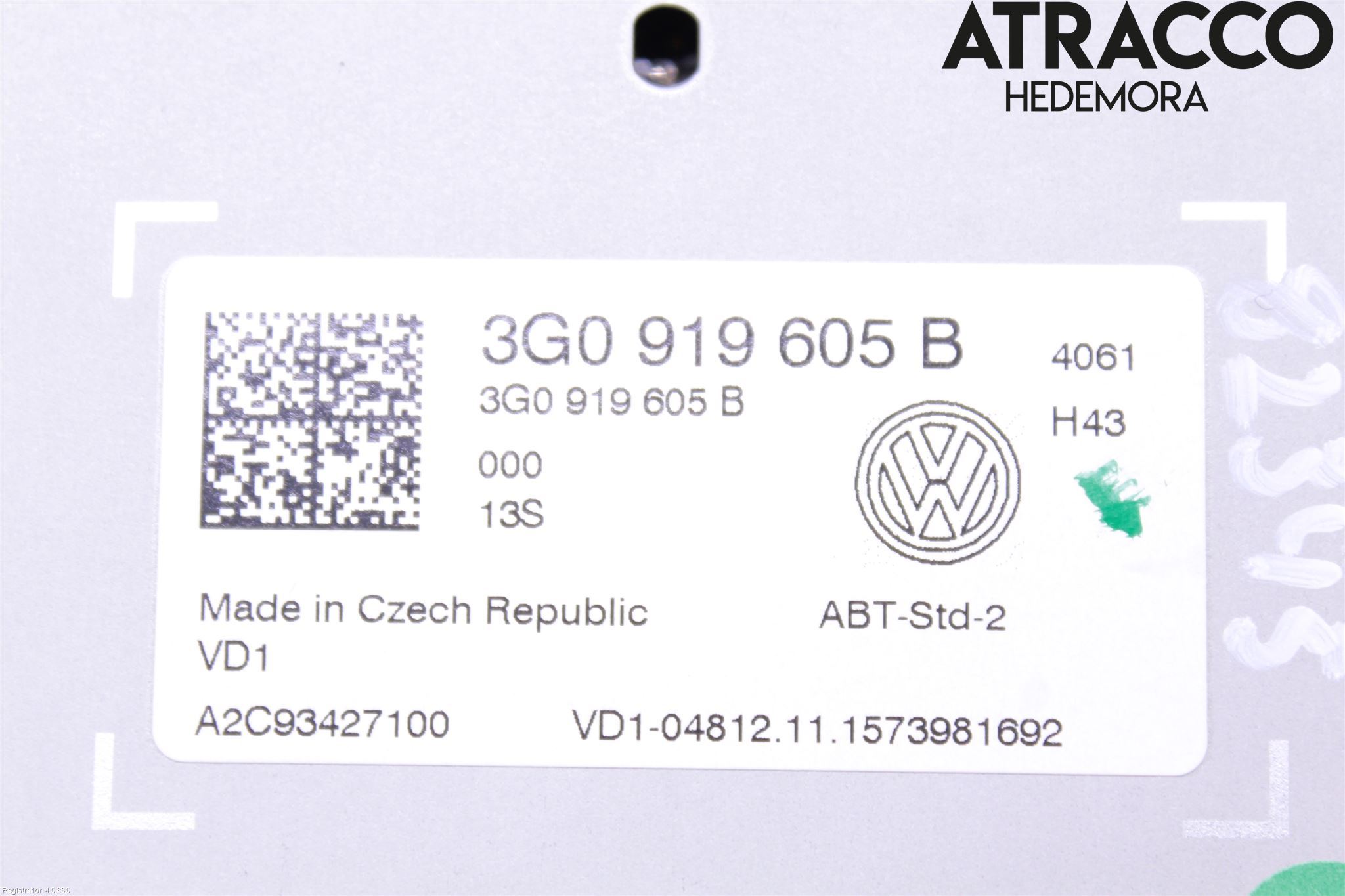 Volkswagen VW PASSAT 15-19 Multifunktionsdisplay