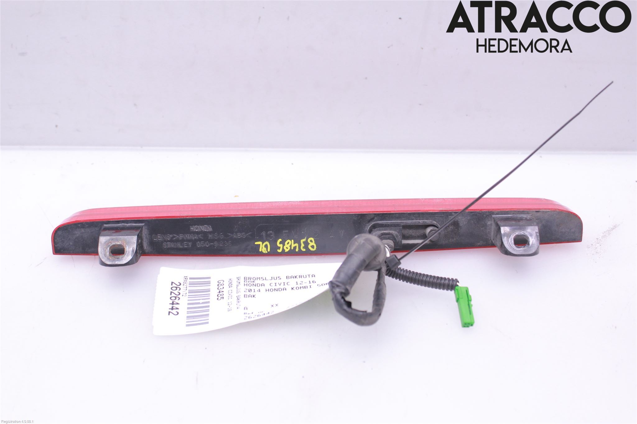 Honda CIVIC 12-16 Bromsljus Bakruta