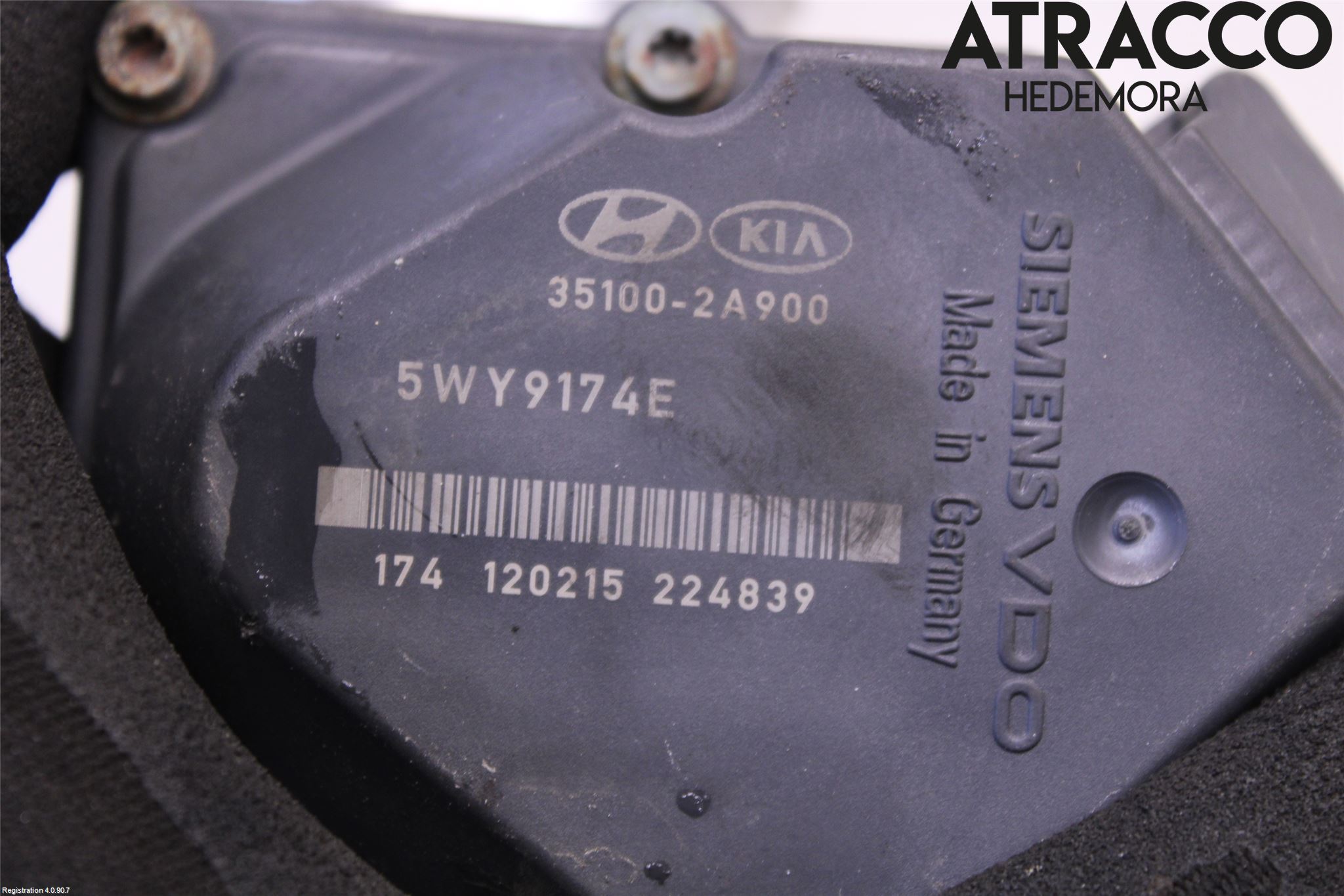 Kia CEED 12-18 Injspjällhus