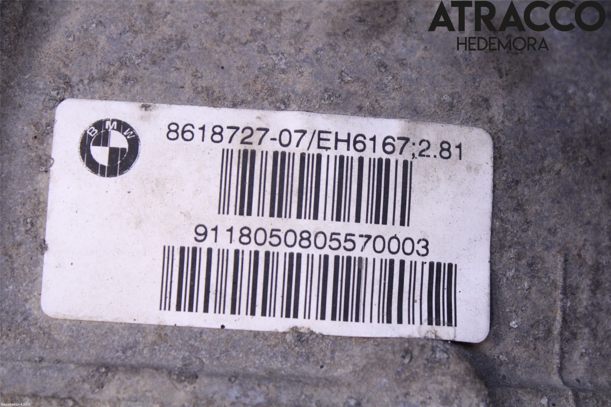 BMW 7 G11/G12 15-22 Bakväxel-Diff