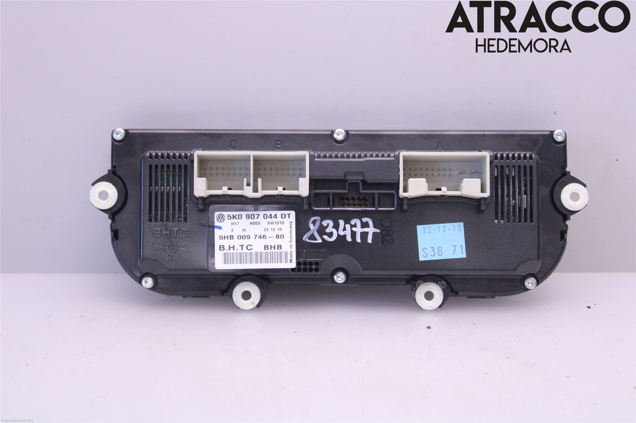 Volkswagen VW GOLF VI 09-13 Ac Styrenhet Ac Manöveren