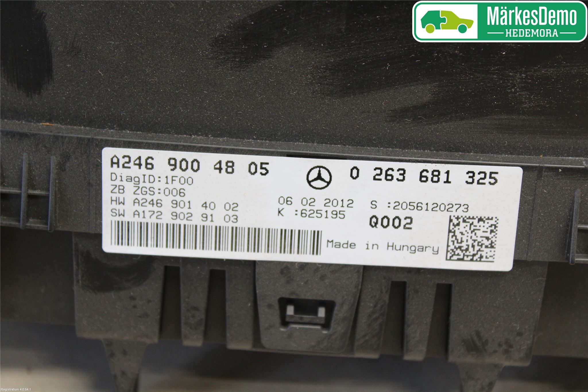 Mercedes-Benz MB B-KLASS (W246/W242) 12-19 Instrument Komb