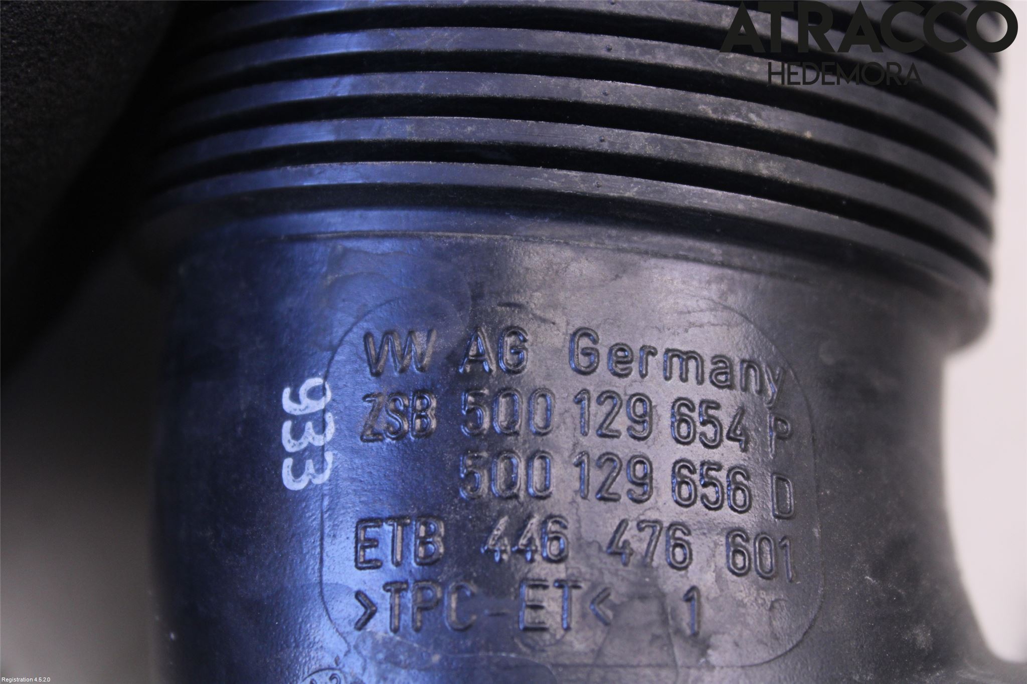 Volkswagen VW GOLF / E-GOLF VII 13-20 Injgummibälg-Slang