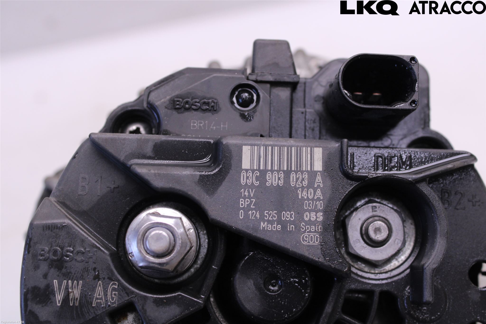 Volkswagen VW GOLF VI 09-13 Generator