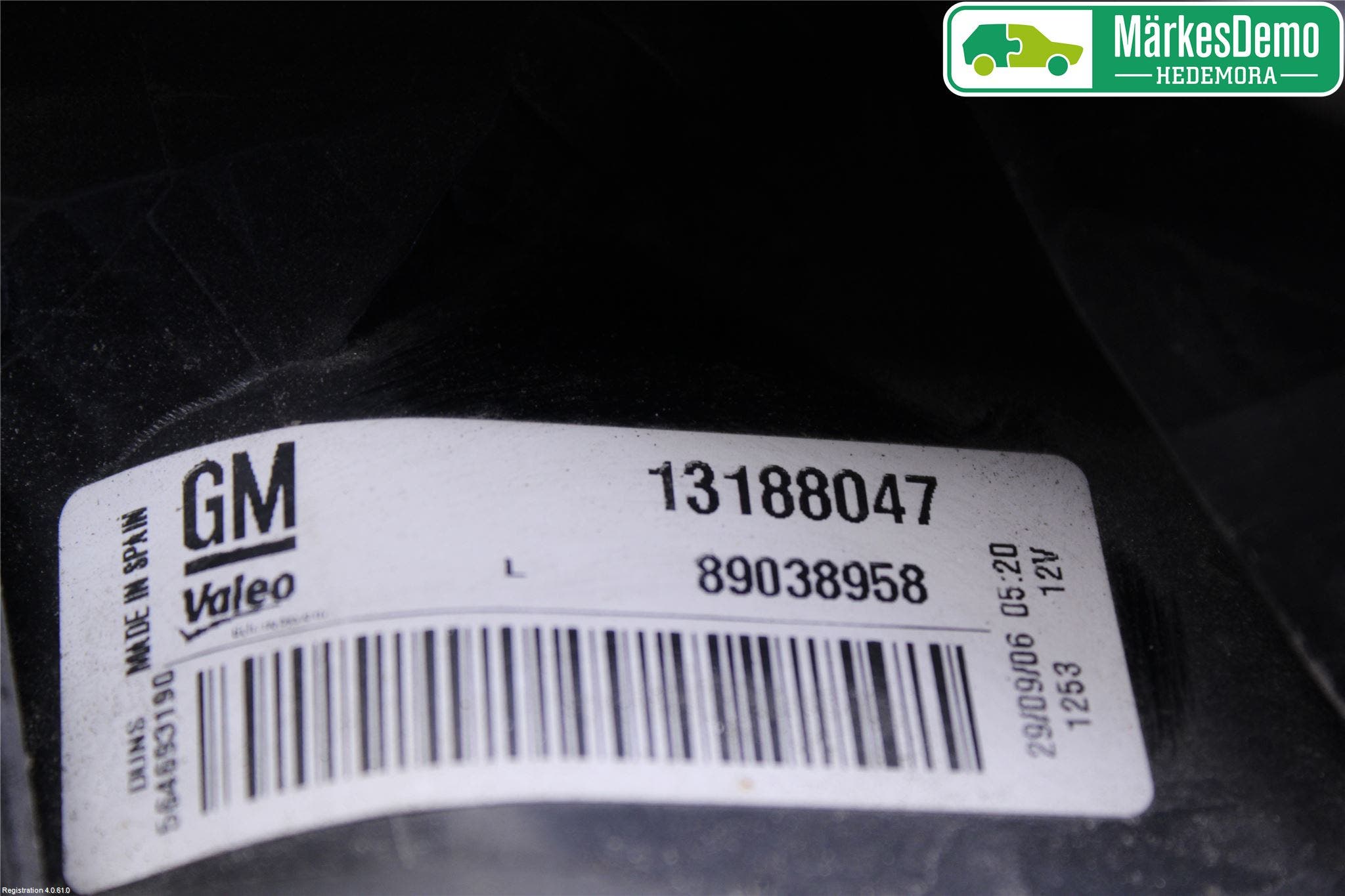 Opel CORSA D 07-14 Bakljus Vänster