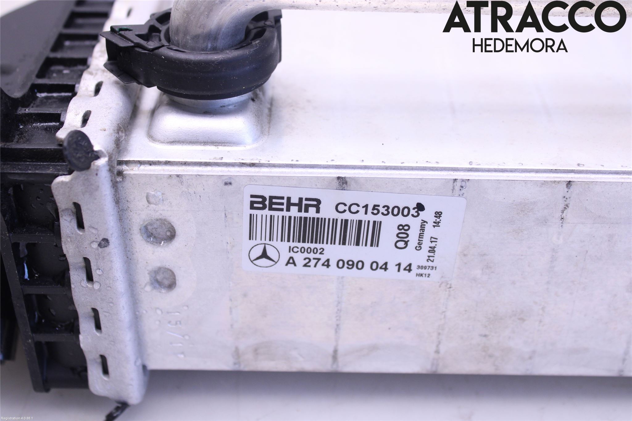 Mercedes-Benz MB C-KLASS (W205) 14-21 Laddluft-Intercooler Kyl