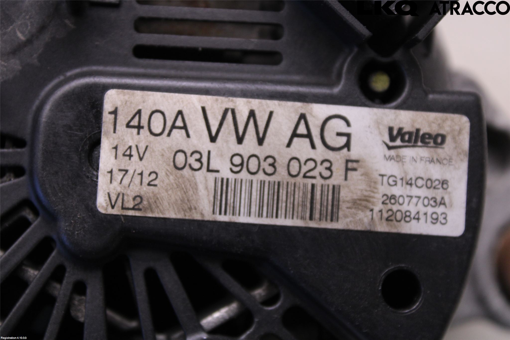 Volkswagen VW POLO 10-17 Generator